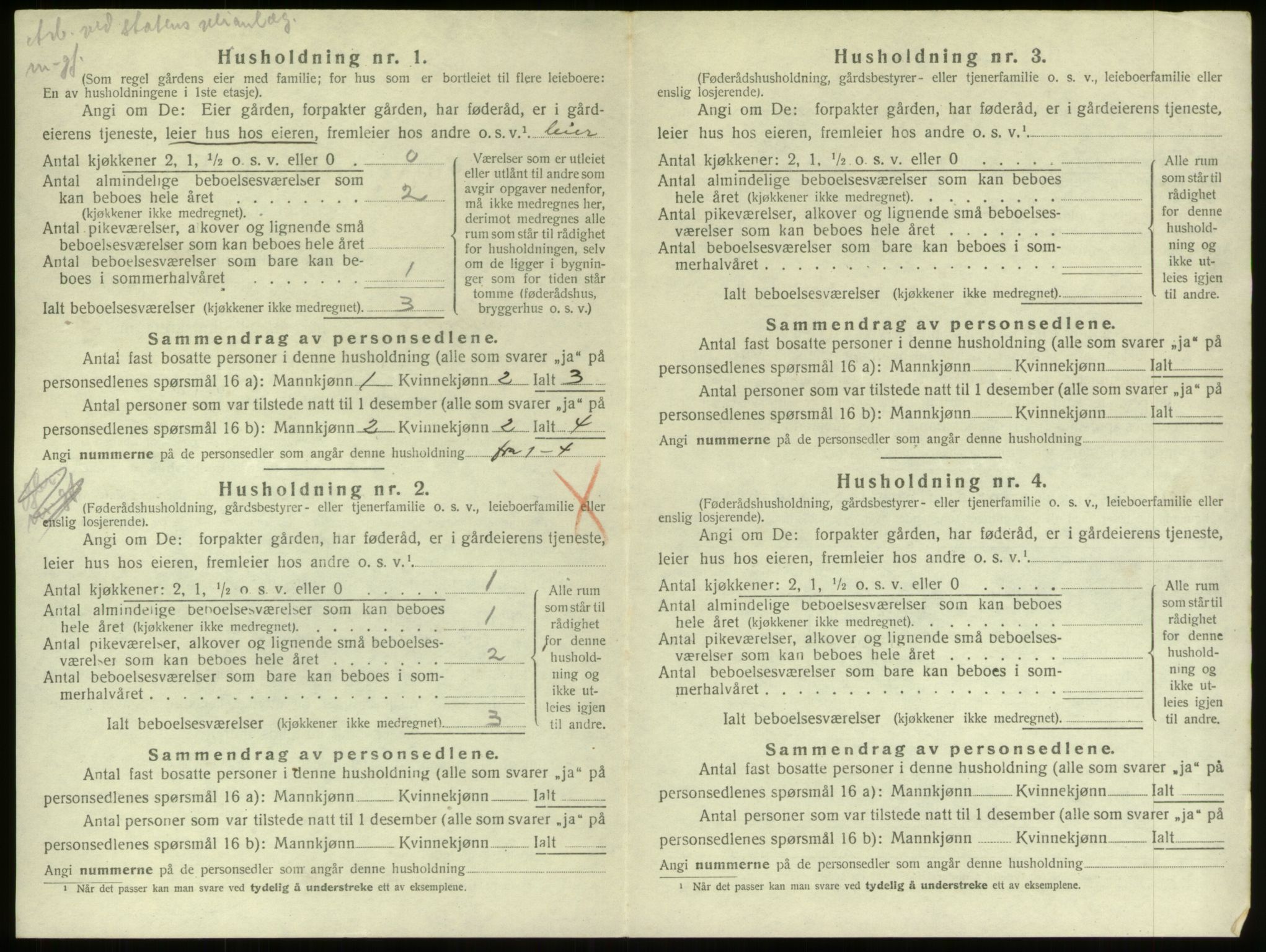 SAB, 1920 census for Stryn, 1920, p. 158