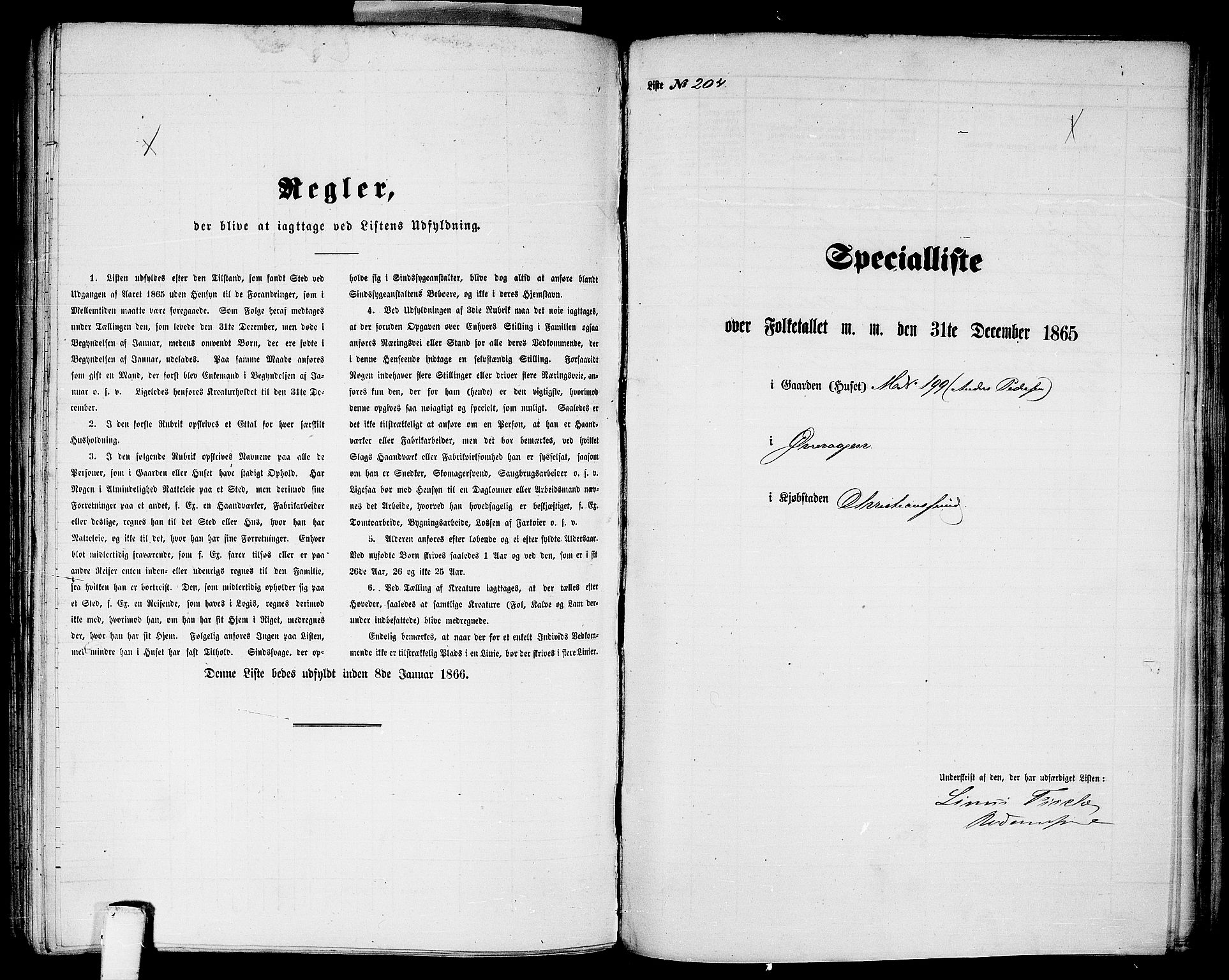 RA, 1865 census for Kristiansund/Kristiansund, 1865, p. 416