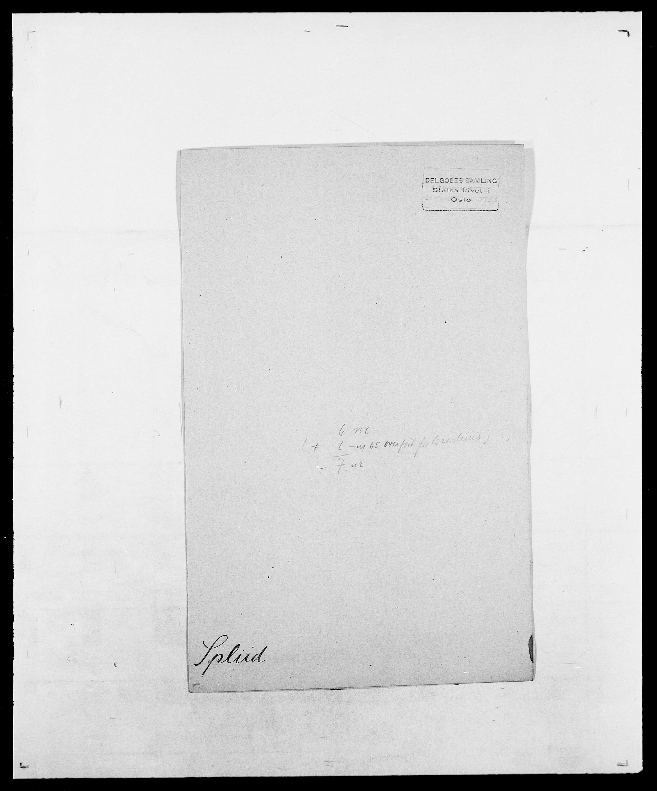 Delgobe, Charles Antoine - samling, SAO/PAO-0038/D/Da/L0036: Skaanør - Staverskov, p. 565