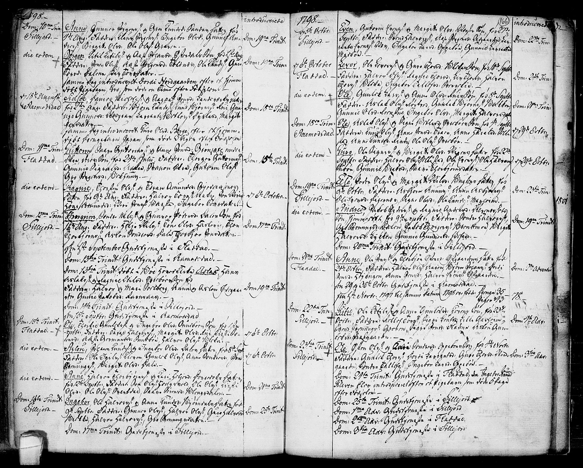 Seljord kirkebøker, SAKO/A-20/F/Fa/L0007: Parish register (official) no. I 7, 1755-1800, p. 166