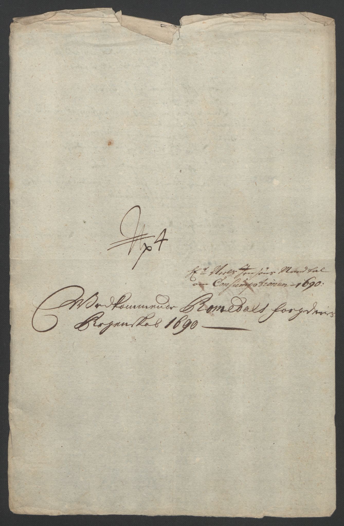 Rentekammeret inntil 1814, Reviderte regnskaper, Fogderegnskap, AV/RA-EA-4092/R55/L3649: Fogderegnskap Romsdal, 1690-1691, p. 98