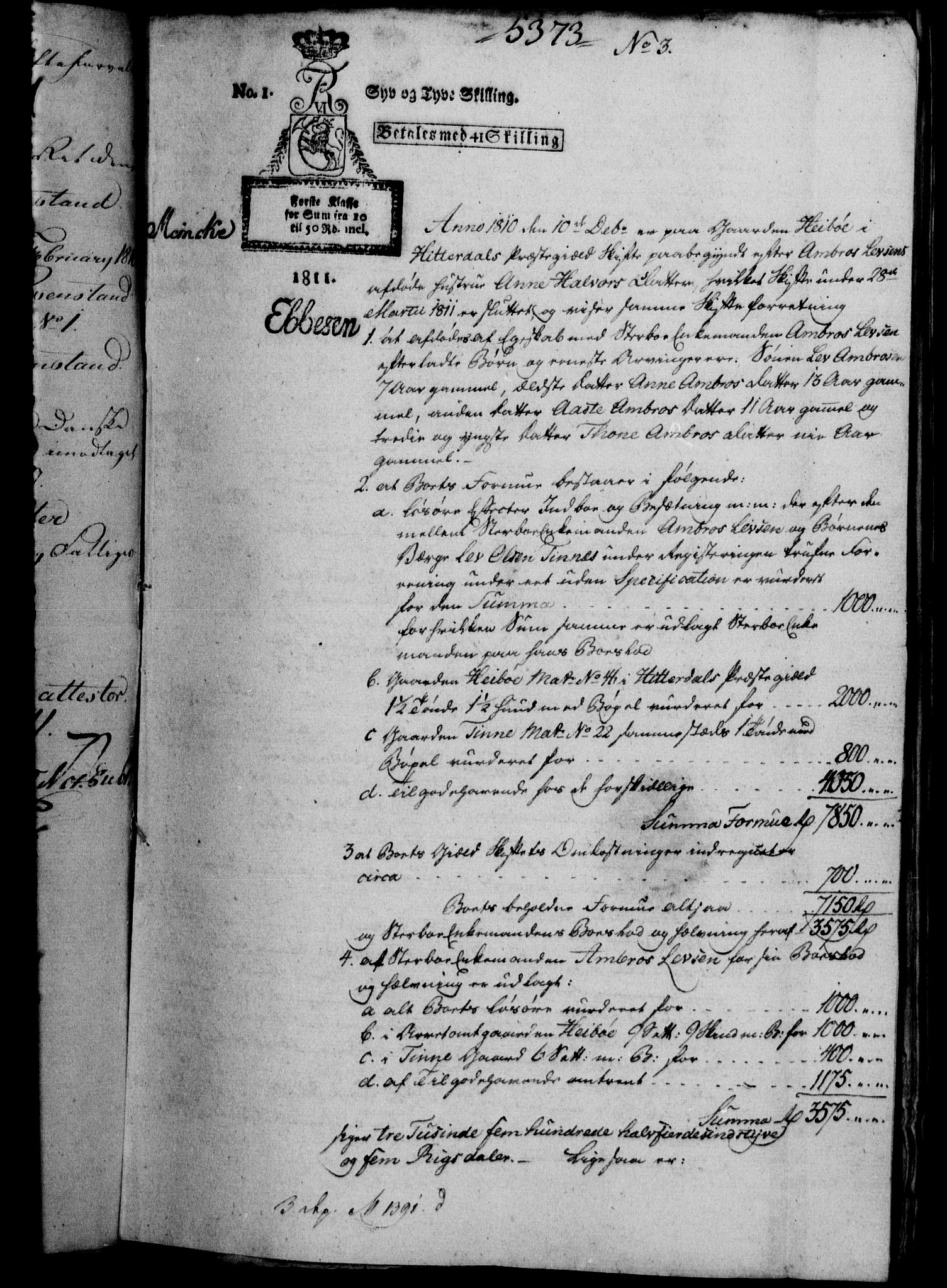 Danske Kanselli 1800-1814, RA/EA-3024/H/Hf/Hfb/Hfba/L0005: Registranter, 1811-1814, p. 136a