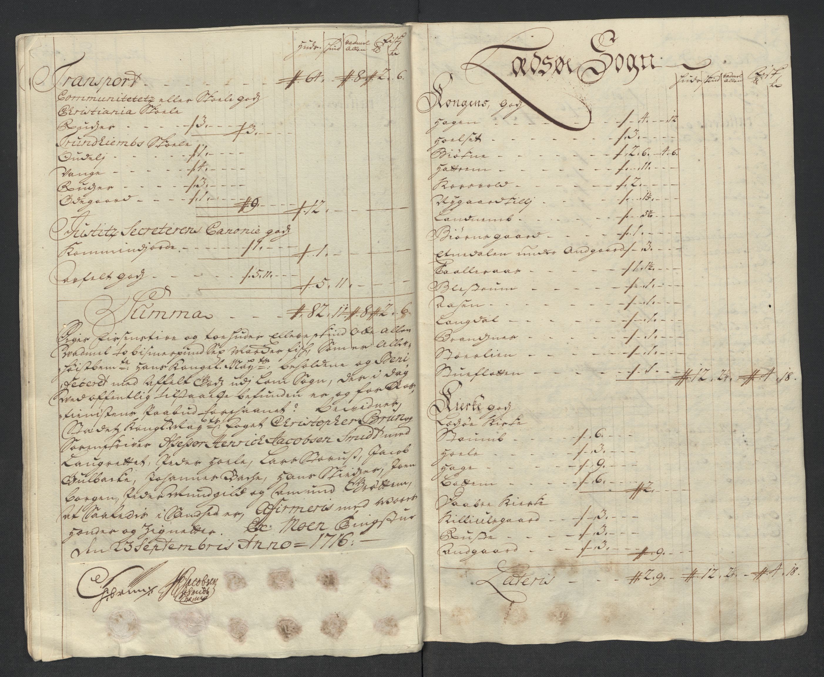 Rentekammeret inntil 1814, Reviderte regnskaper, Fogderegnskap, RA/EA-4092/R17/L1186: Fogderegnskap Gudbrandsdal, 1716, p. 29
