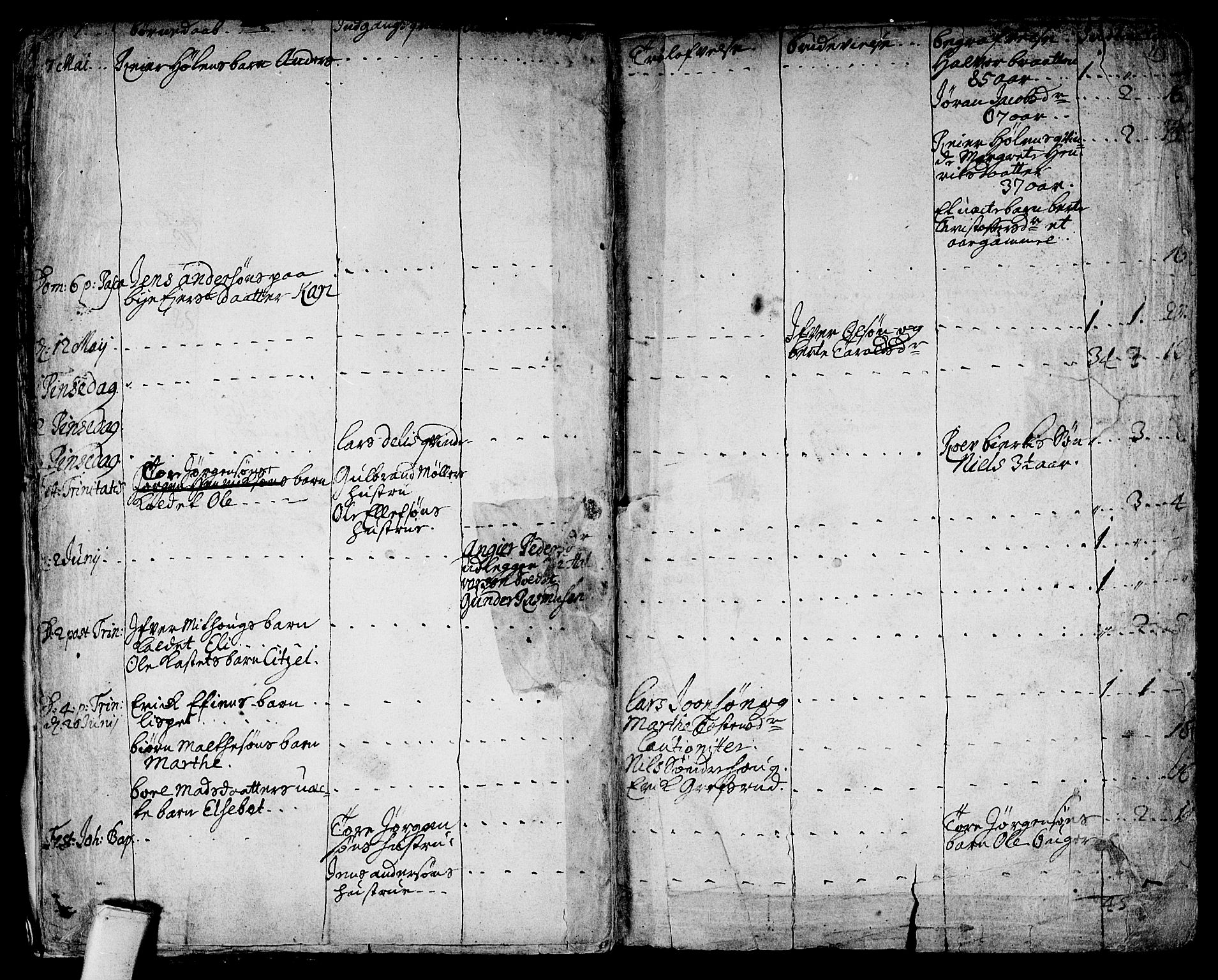 Hole kirkebøker, AV/SAKO-A-228/F/Fa/L0001: Parish register (official) no. I 1, 1716-1765, p. 11