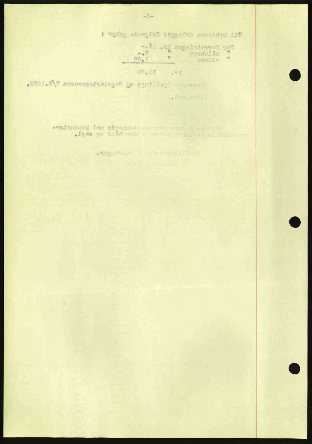 Stavanger byrett, AV/SAST-A-100455/002/G/Gb/L0014: Mortgage book no. A4, 1938-1939, Diary no: : 2353/1939