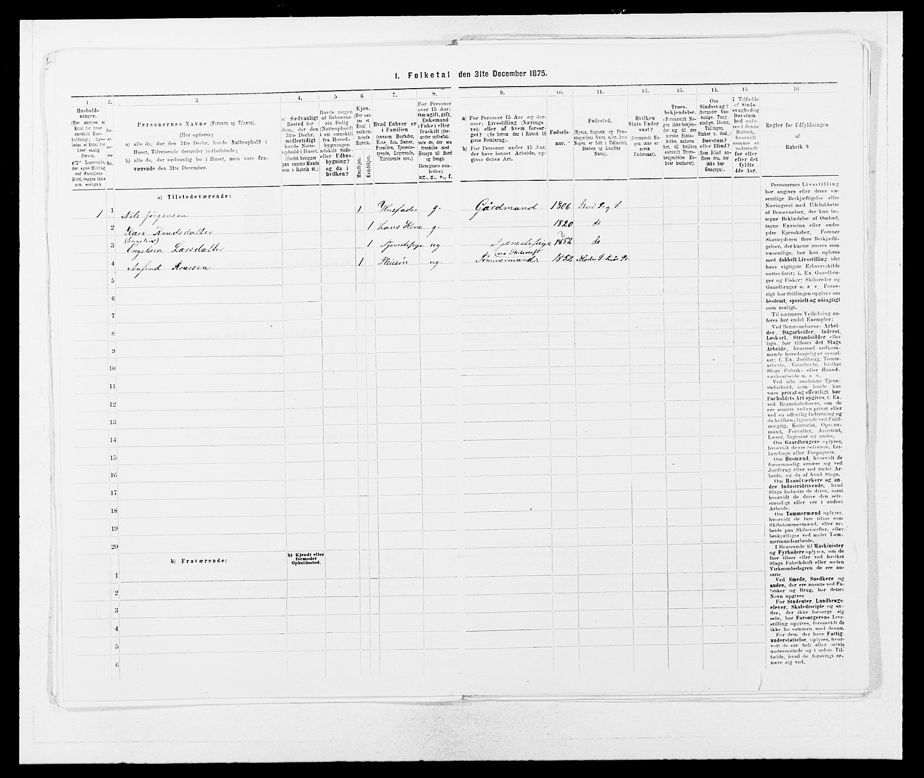 SAB, 1875 census for 1221P Stord, 1875, p. 546