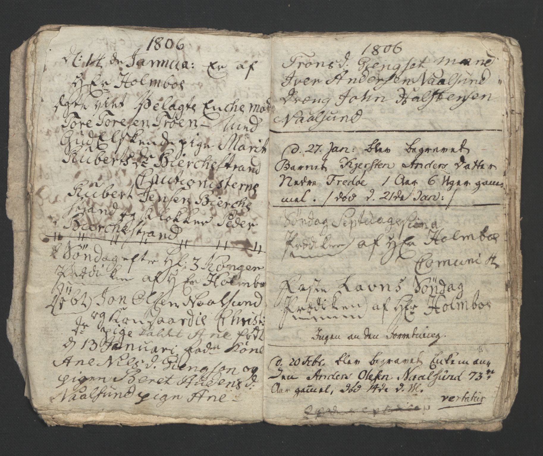 Ministerialprotokoller, klokkerbøker og fødselsregistre - Møre og Romsdal, AV/SAT-A-1454/573/L0874: Parish register (copy) no. 573C02, 1803-1811