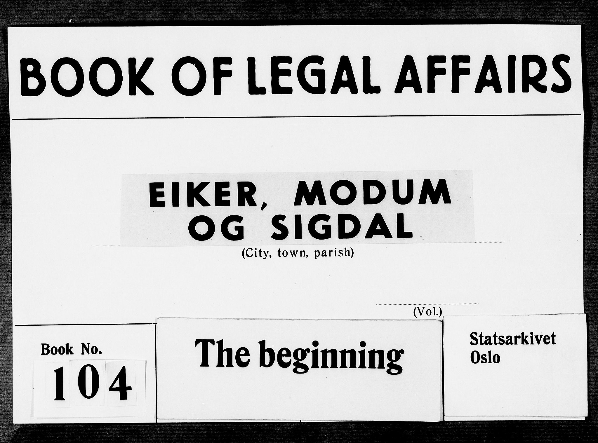 Eiker, Modum og Sigdal sorenskriveri, SAKO/A-123/F/Fa/Faa/L0044: Tingbok, 1679