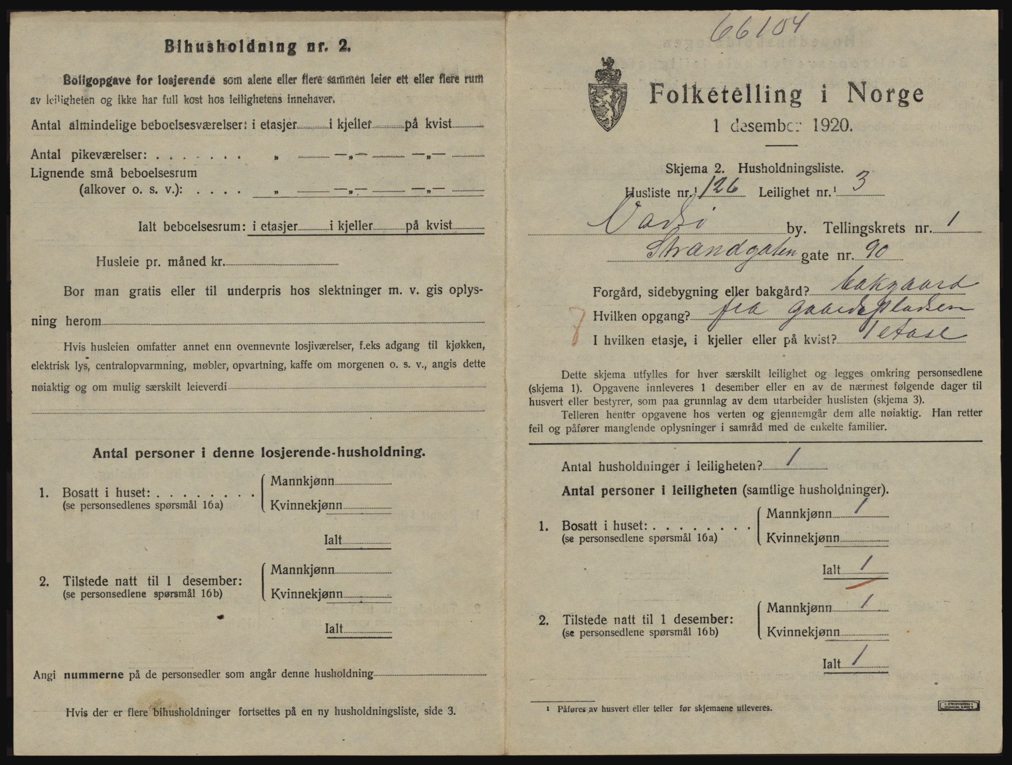 SATØ, 1920 census for Vadsø, 1920, p. 940