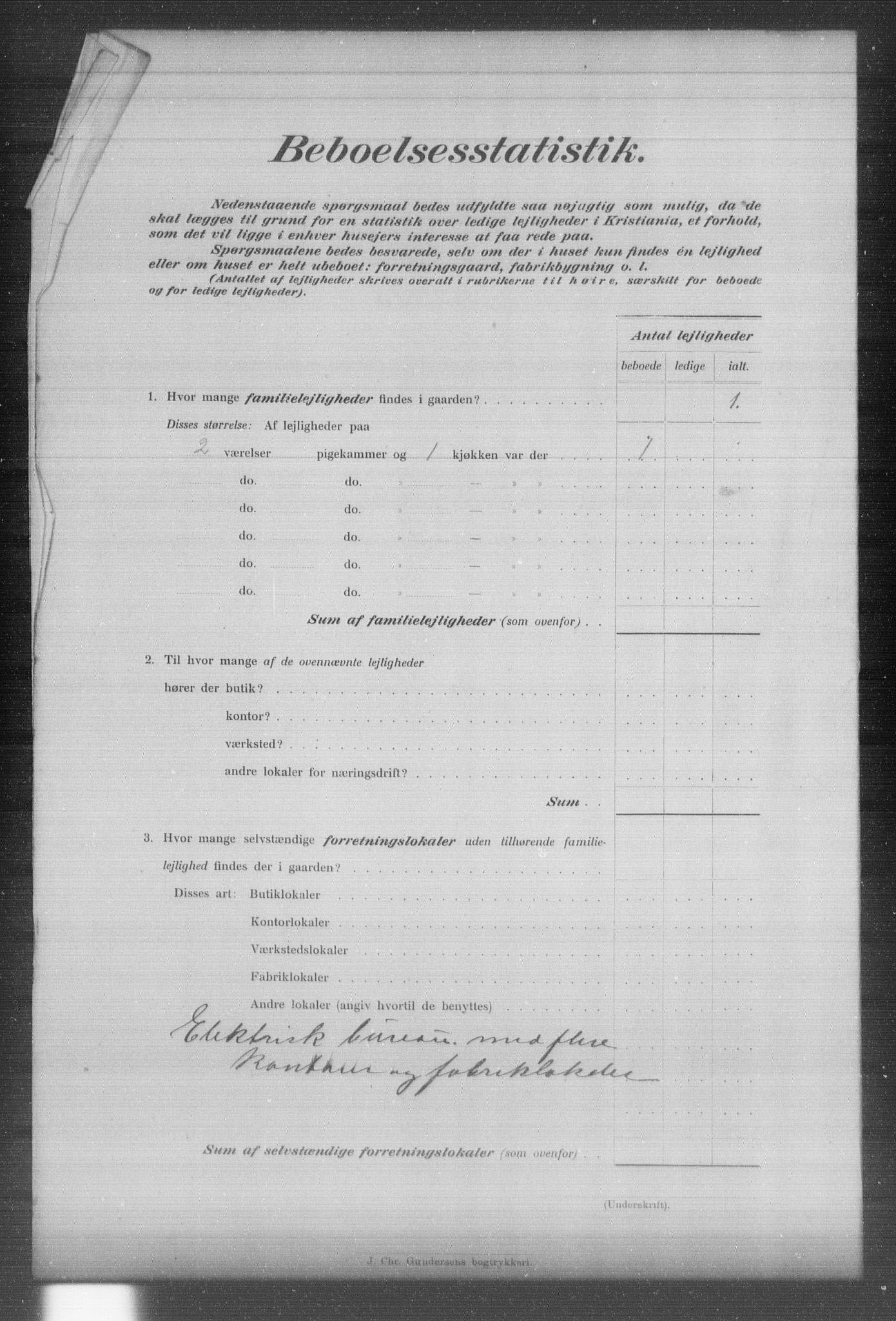 OBA, Municipal Census 1903 for Kristiania, 1903, p. 12746