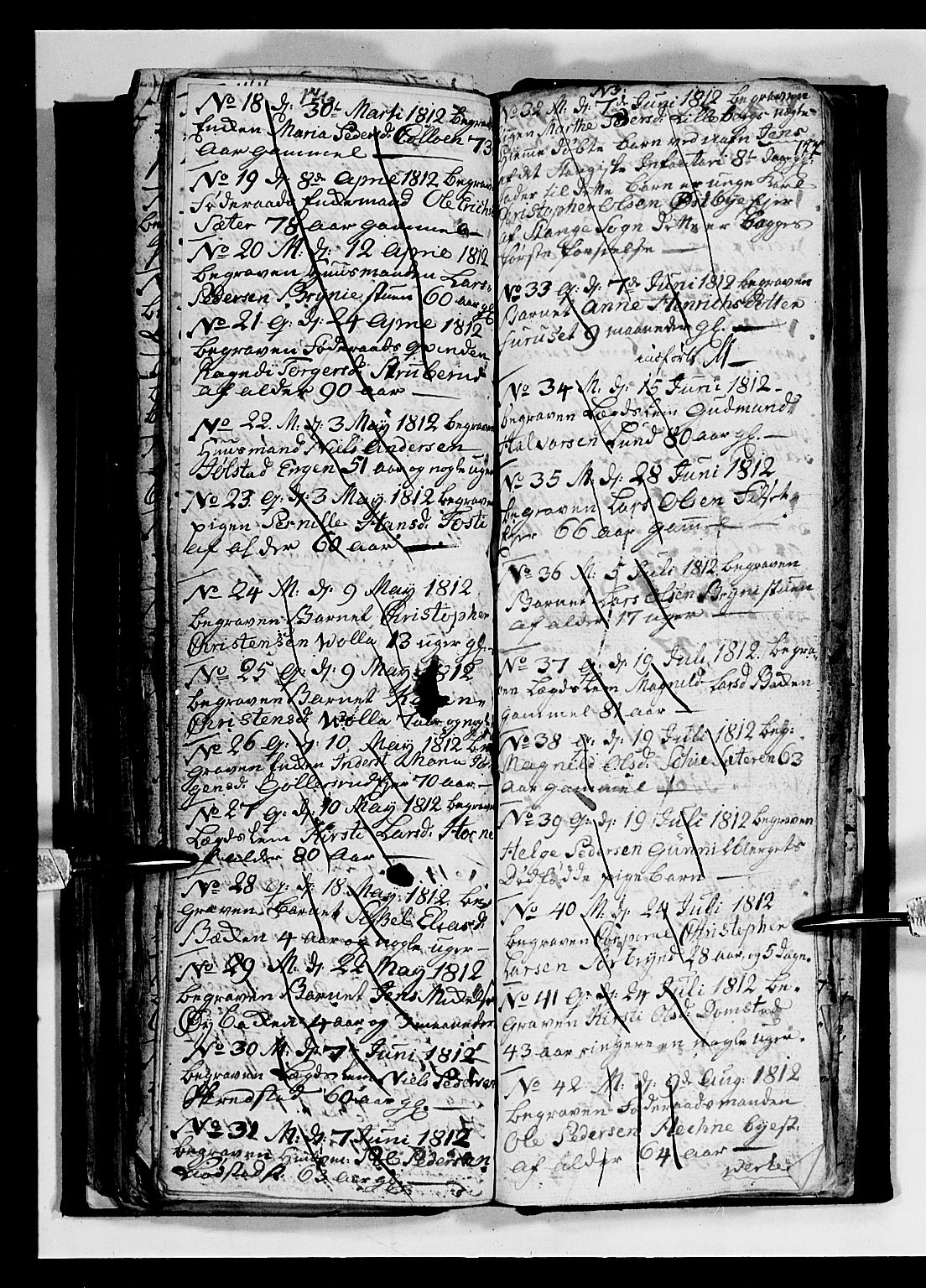 Romedal prestekontor, SAH/PREST-004/L/L0004: Parish register (copy) no. 4, 1807-1814, p. 176-177