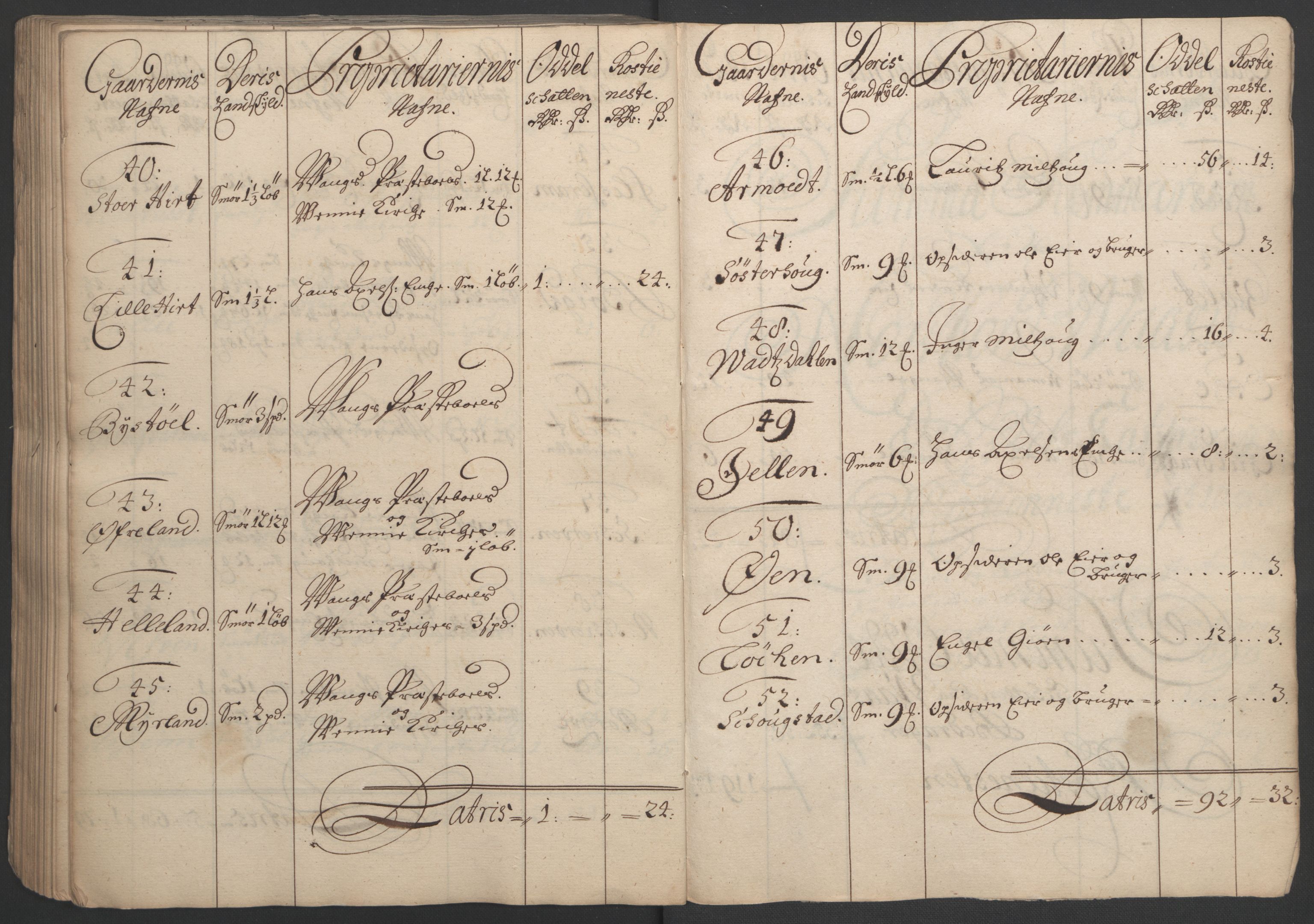 Rentekammeret inntil 1814, Reviderte regnskaper, Fogderegnskap, AV/RA-EA-4092/R51/L3183: Fogderegnskap Nordhordland og Voss, 1695-1697, p. 261