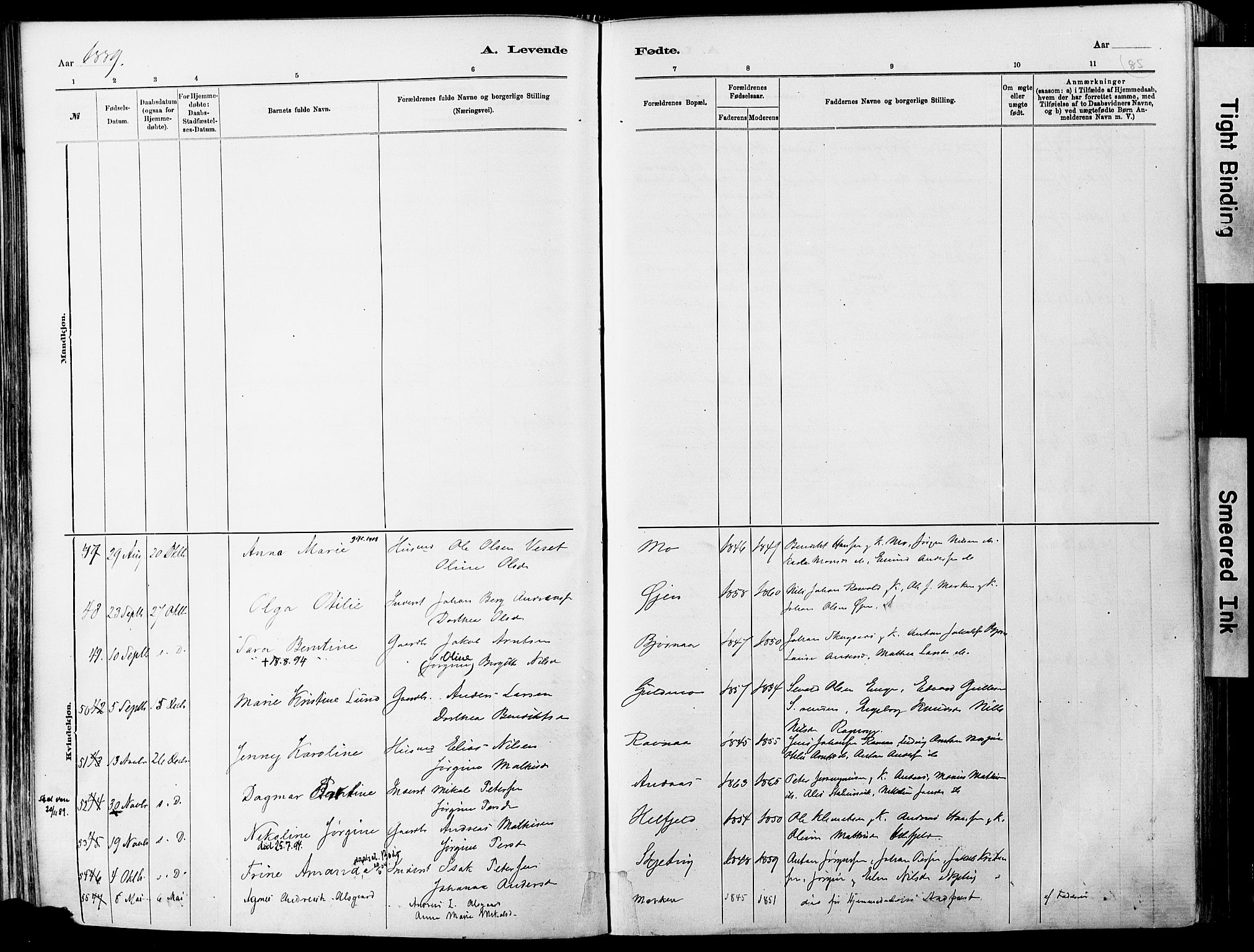 Ministerialprotokoller, klokkerbøker og fødselsregistre - Nordland, SAT/A-1459/820/L0295: Parish register (official) no. 820A16, 1880-1896, p. 85