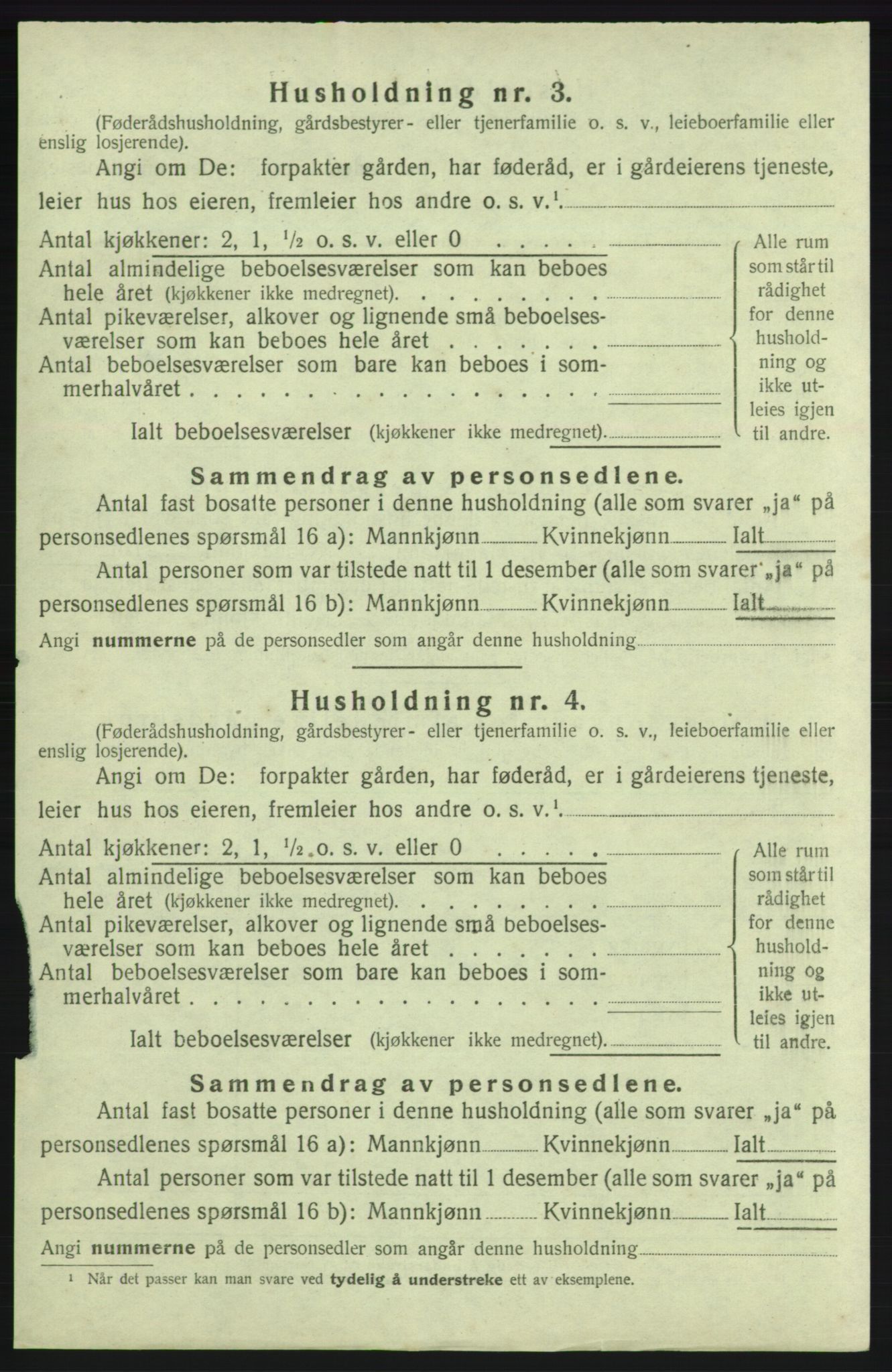 SAB, 1920 census for Kvinnherad, 1920, p. 1047