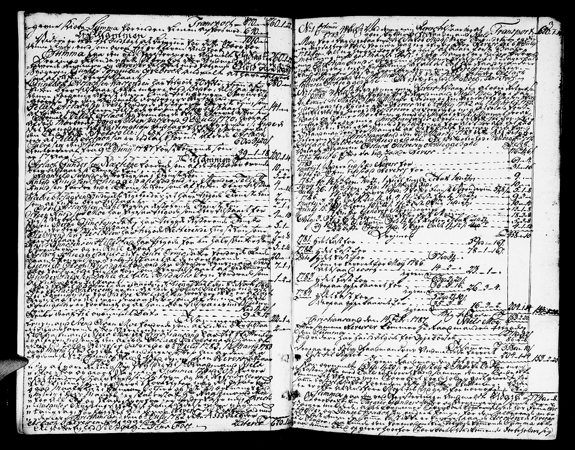Østre Råbyggelag sorenskriveri, AV/SAK-1221-0016/H/Hc/L0019: Skifteprotokoll nr 16a med register, 1787-1796, p. 2b-3a
