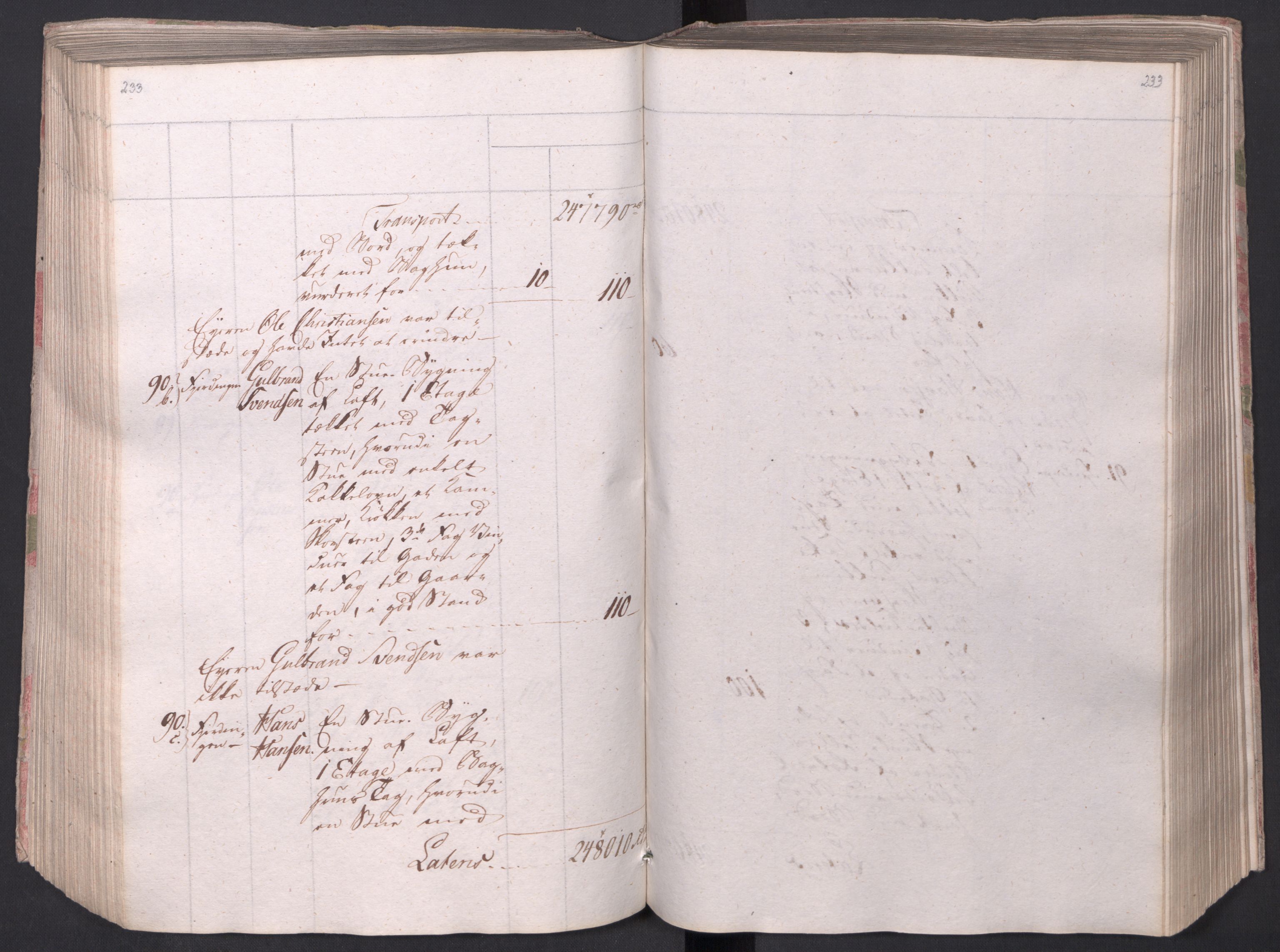 Kristiania stiftamt, AV/SAO-A-10386/I/Ia/L0015: Branntakster, 1797, p. 233