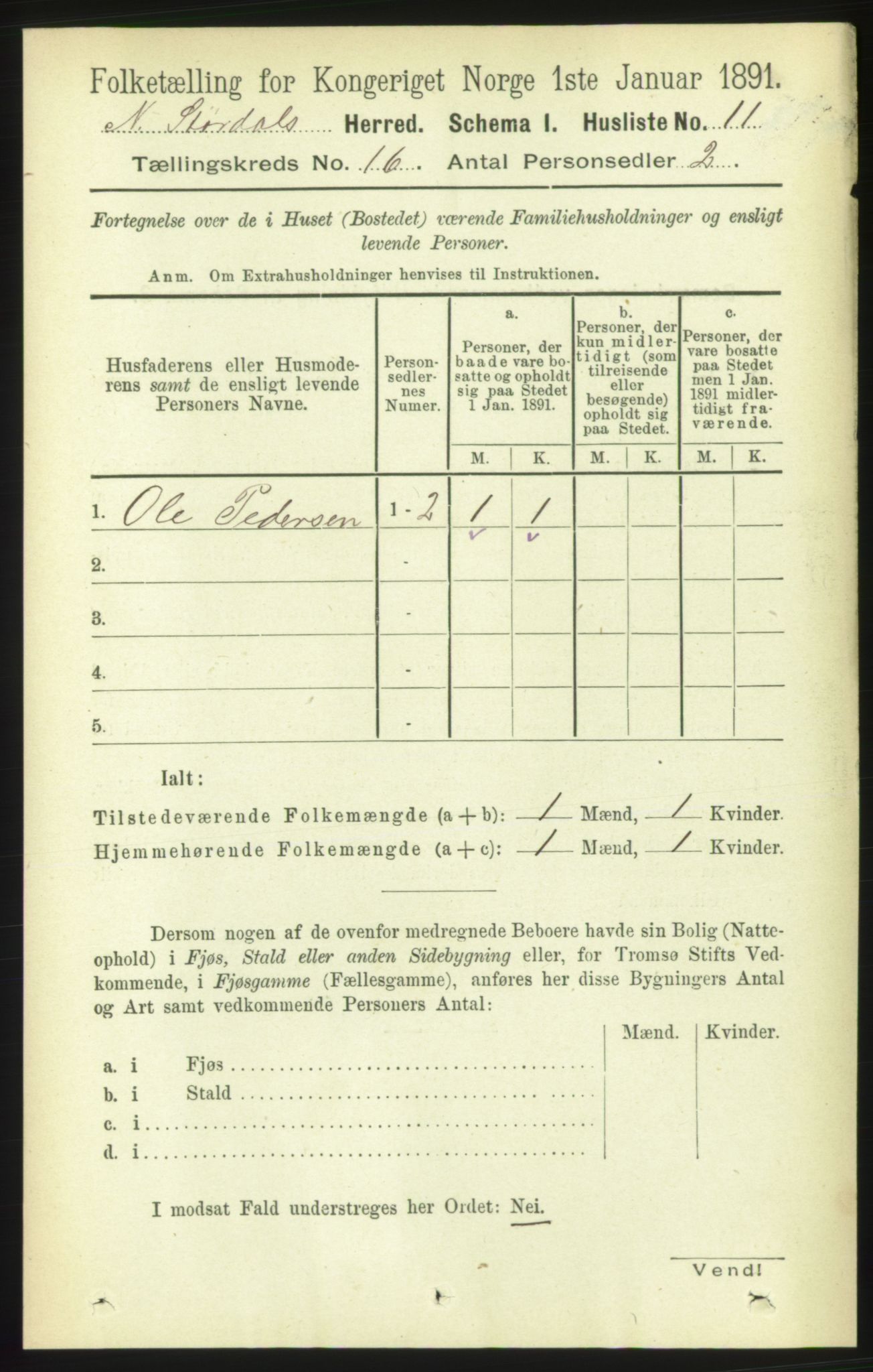 RA, 1891 census for 1714 Nedre Stjørdal, 1891, p. 7465