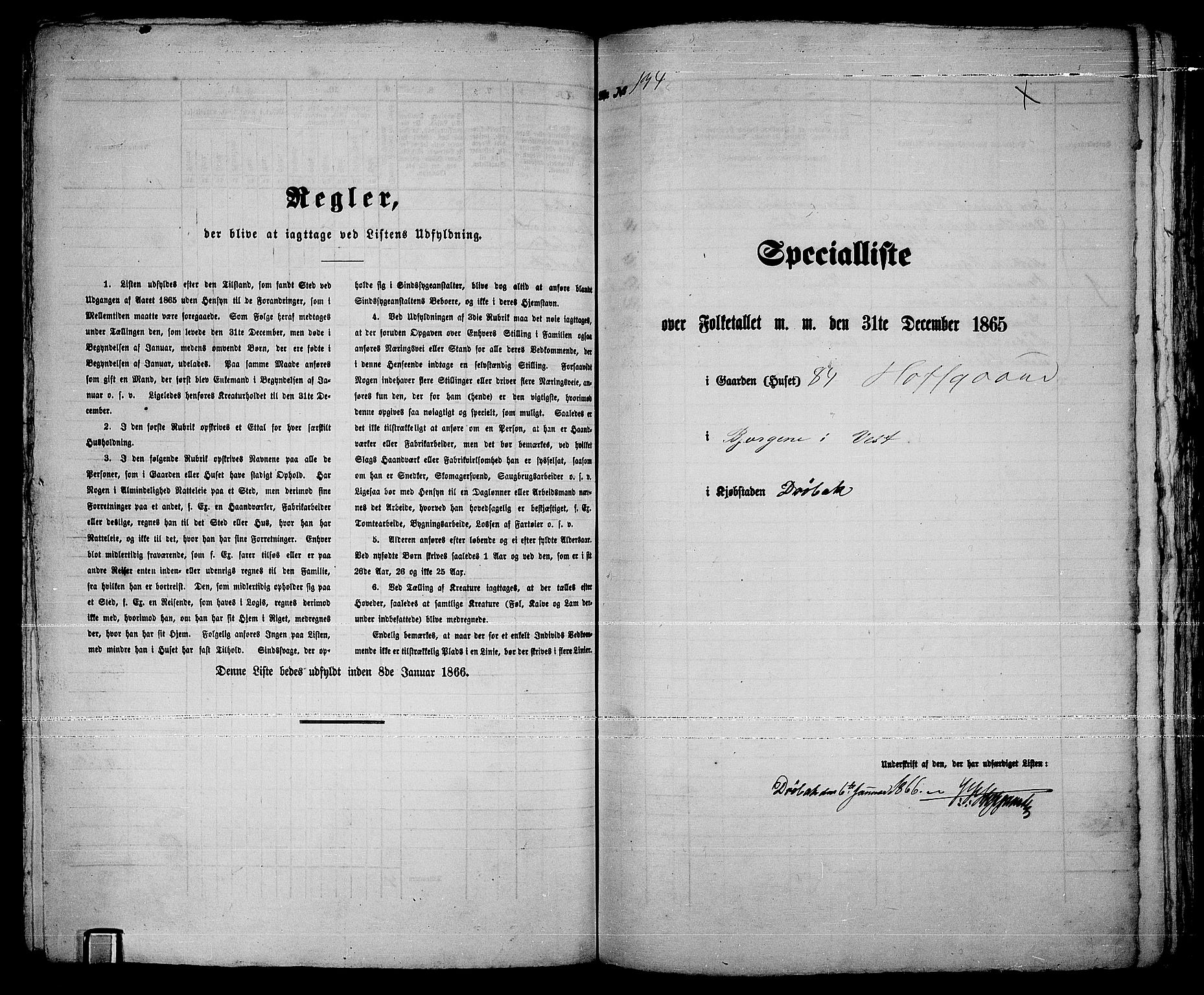 RA, 1865 census for Drøbak/Drøbak, 1865, p. 273