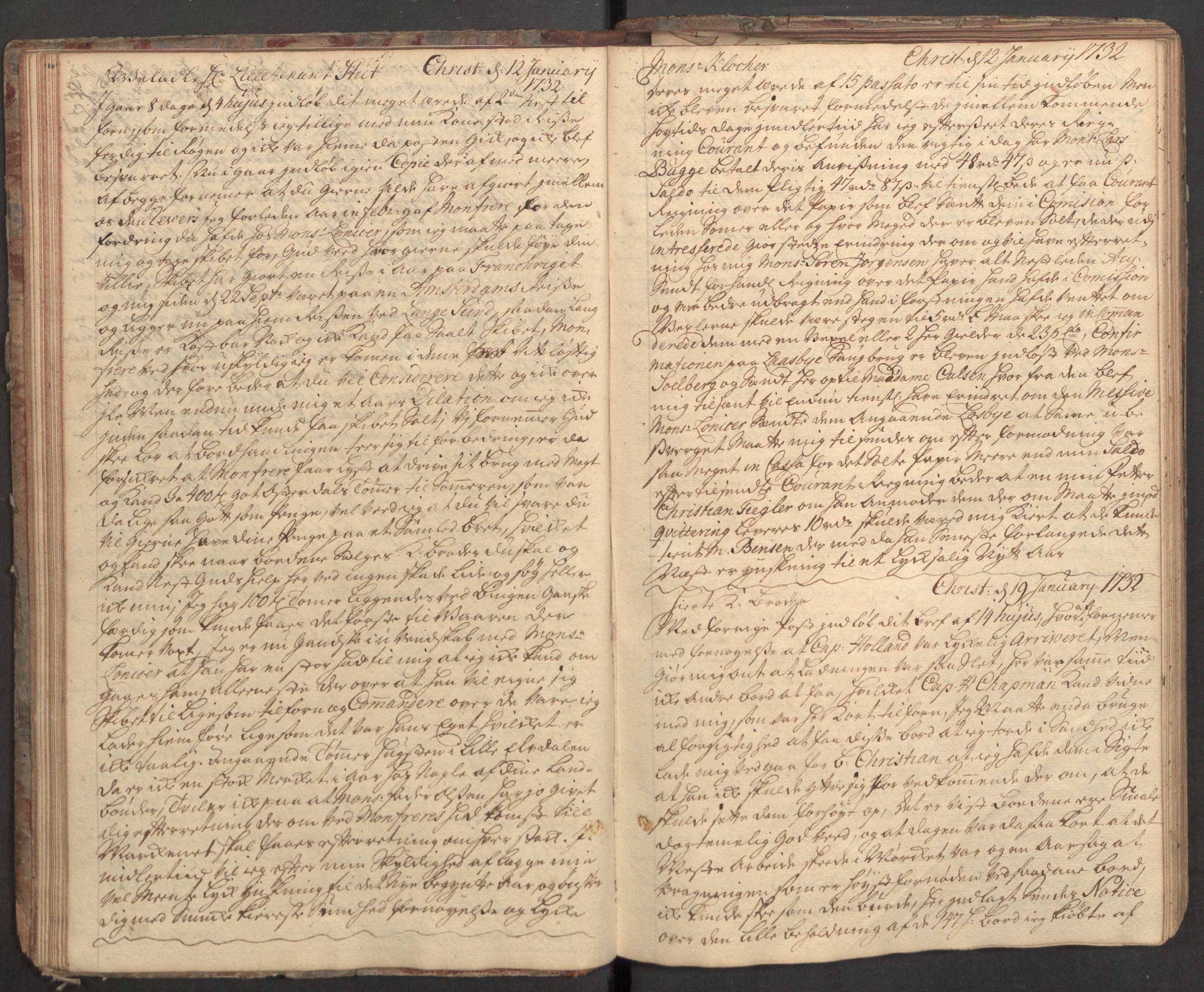 Rentekammeret inntil 1814, Realistisk ordnet avdeling, RA/EA-4070/Kh/L0004: [R2]: Kjøpmann Johan Pohlmands kopibok, 1730-1734, p. 31