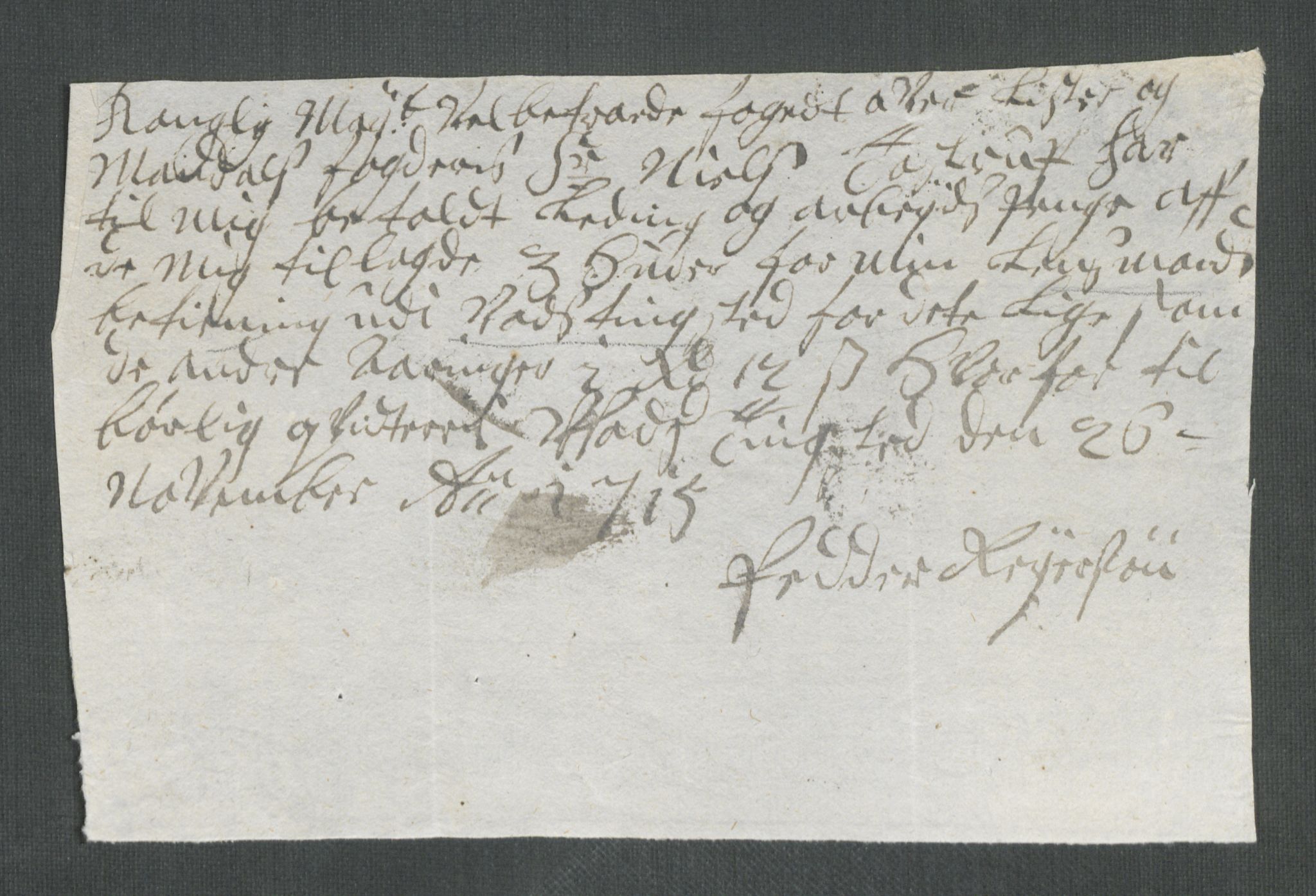 Rentekammeret inntil 1814, Reviderte regnskaper, Fogderegnskap, RA/EA-4092/R43/L2559: Fogderegnskap Lista og Mandal, 1715, p. 212