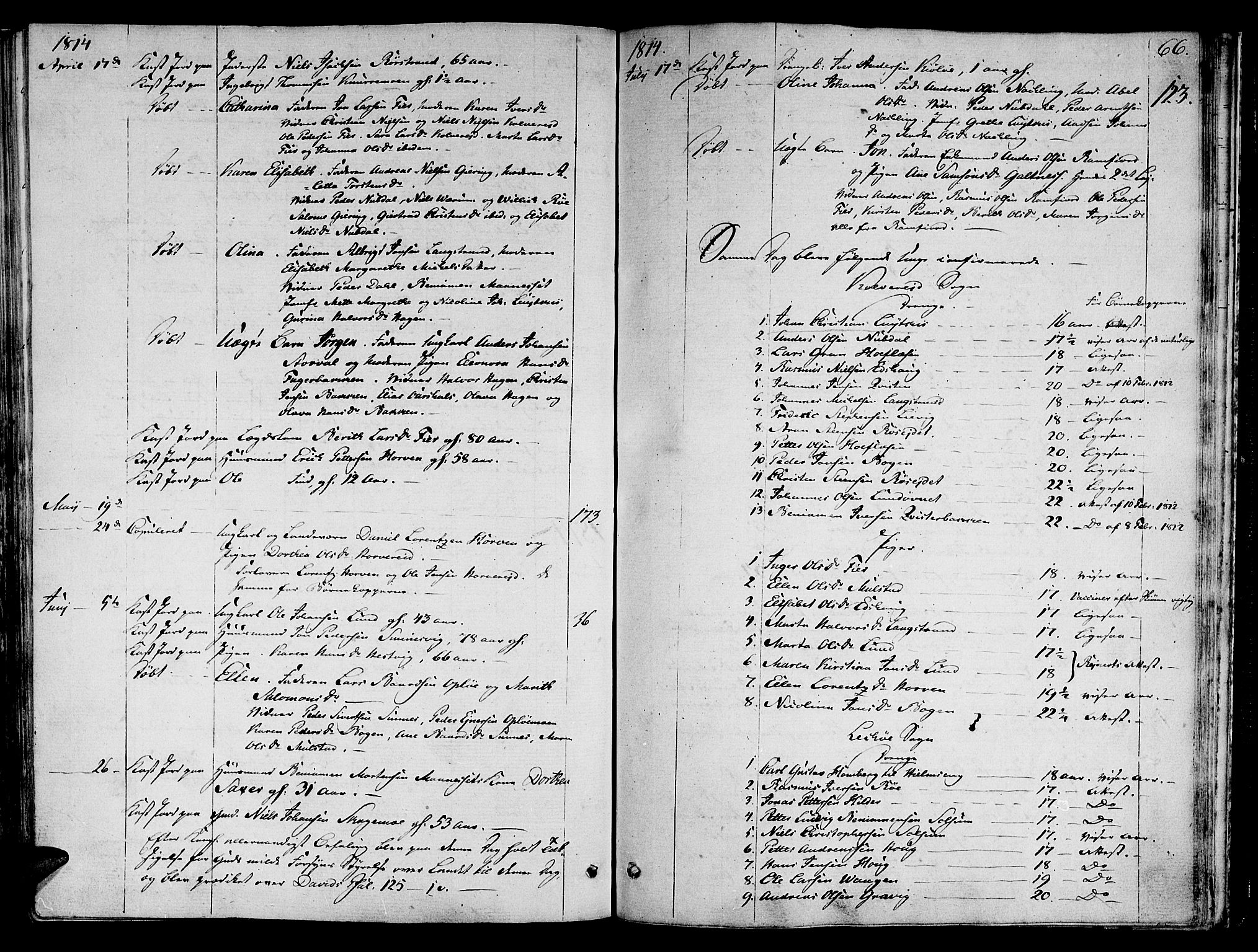 Ministerialprotokoller, klokkerbøker og fødselsregistre - Nord-Trøndelag, SAT/A-1458/780/L0633: Parish register (official) no. 780A02 /1, 1787-1814, p. 66