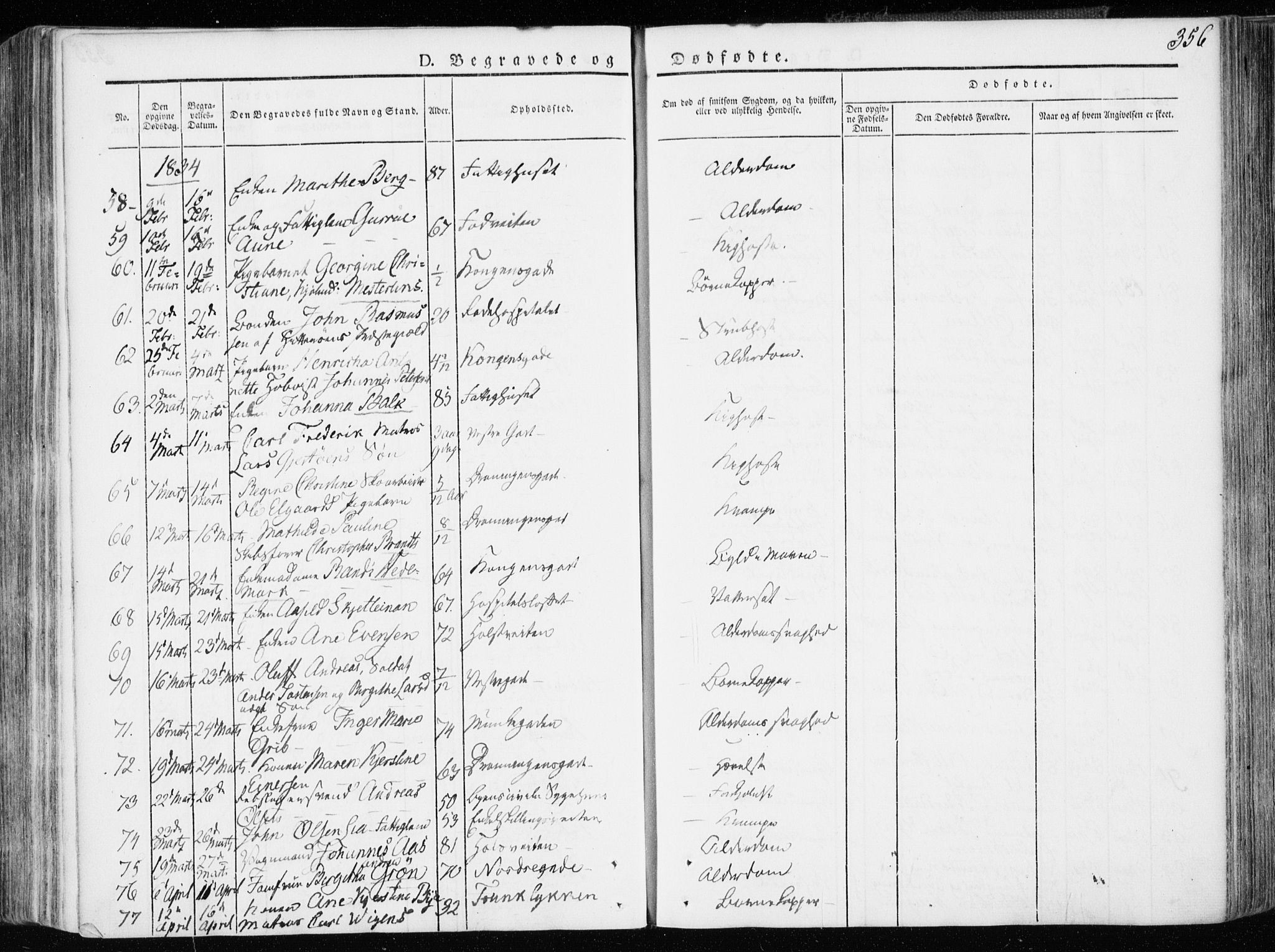 Ministerialprotokoller, klokkerbøker og fødselsregistre - Sør-Trøndelag, AV/SAT-A-1456/601/L0047: Parish register (official) no. 601A15, 1831-1839, p. 356