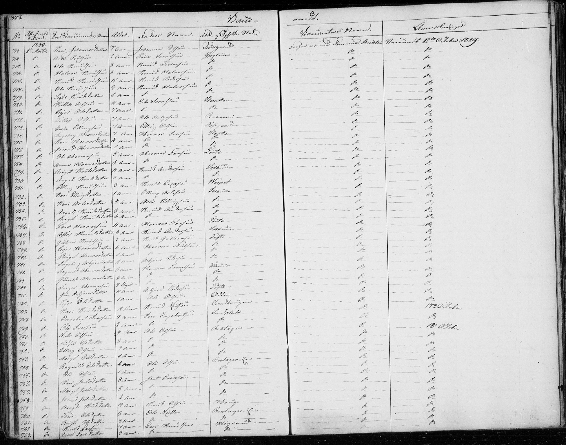 Ål kirkebøker, AV/SAKO-A-249/F/Fa/L0005: Parish register (official) no. I 5, 1825-1848, p. 378