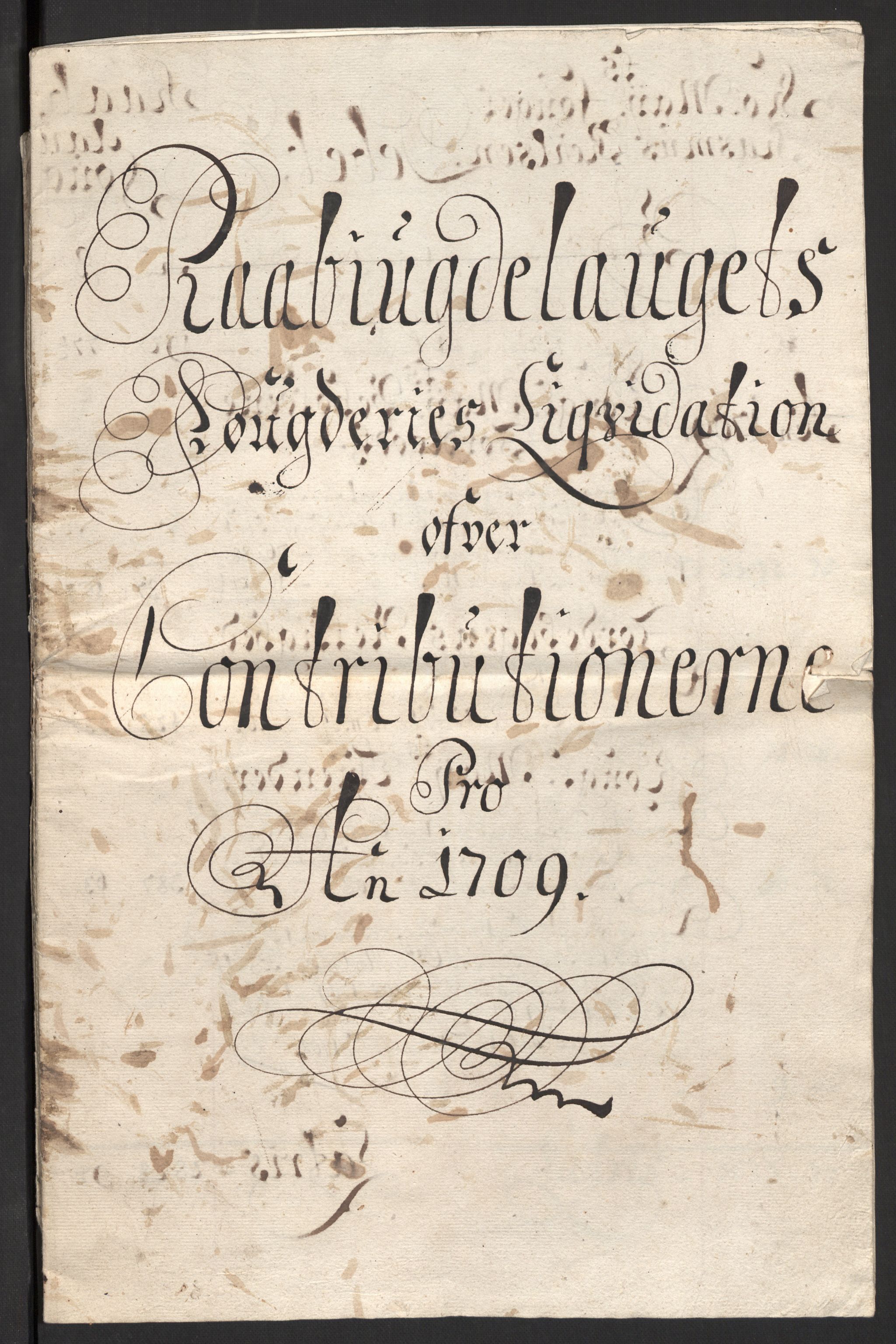 Rentekammeret inntil 1814, Reviderte regnskaper, Fogderegnskap, AV/RA-EA-4092/R40/L2449: Fogderegnskap Råbyggelag, 1709-1711, p. 3