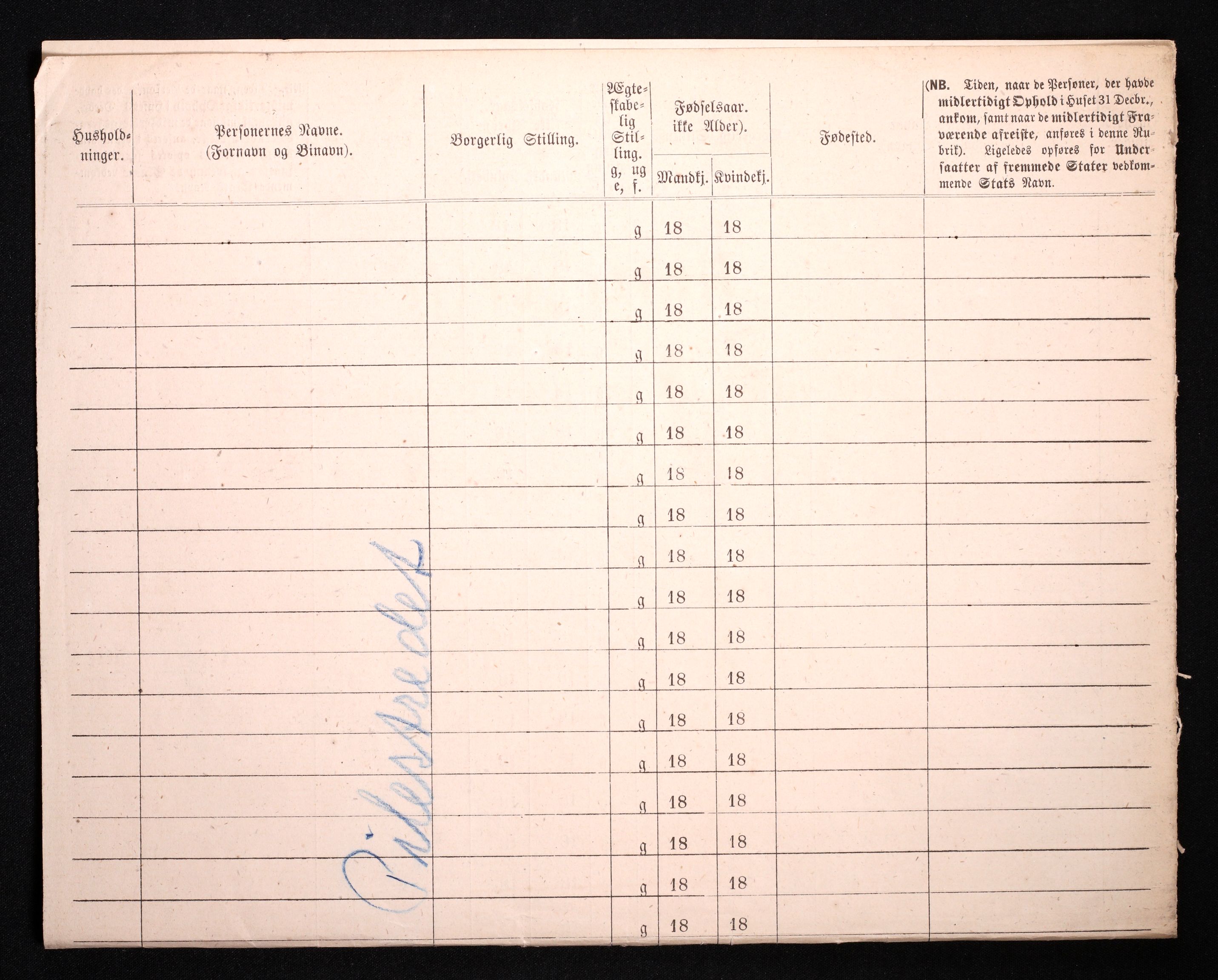 RA, 1870 census for 0301 Kristiania, 1870, p. 2756