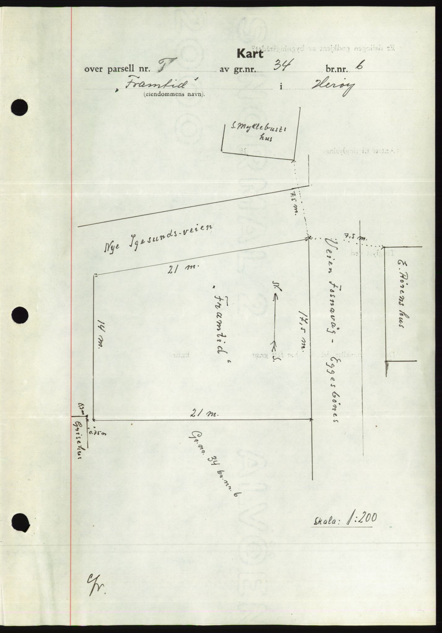 Søre Sunnmøre sorenskriveri, AV/SAT-A-4122/1/2/2C/L0064: Mortgage book no. 58, 1937-1938, Diary no: : 197/1938