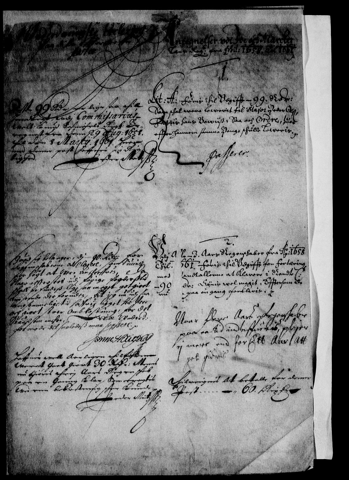 Rentekammeret inntil 1814, Reviderte regnskaper, Lensregnskaper, RA/EA-5023/R/Rb/Rbb/L0008: Idd og Marker len, 1659-1662