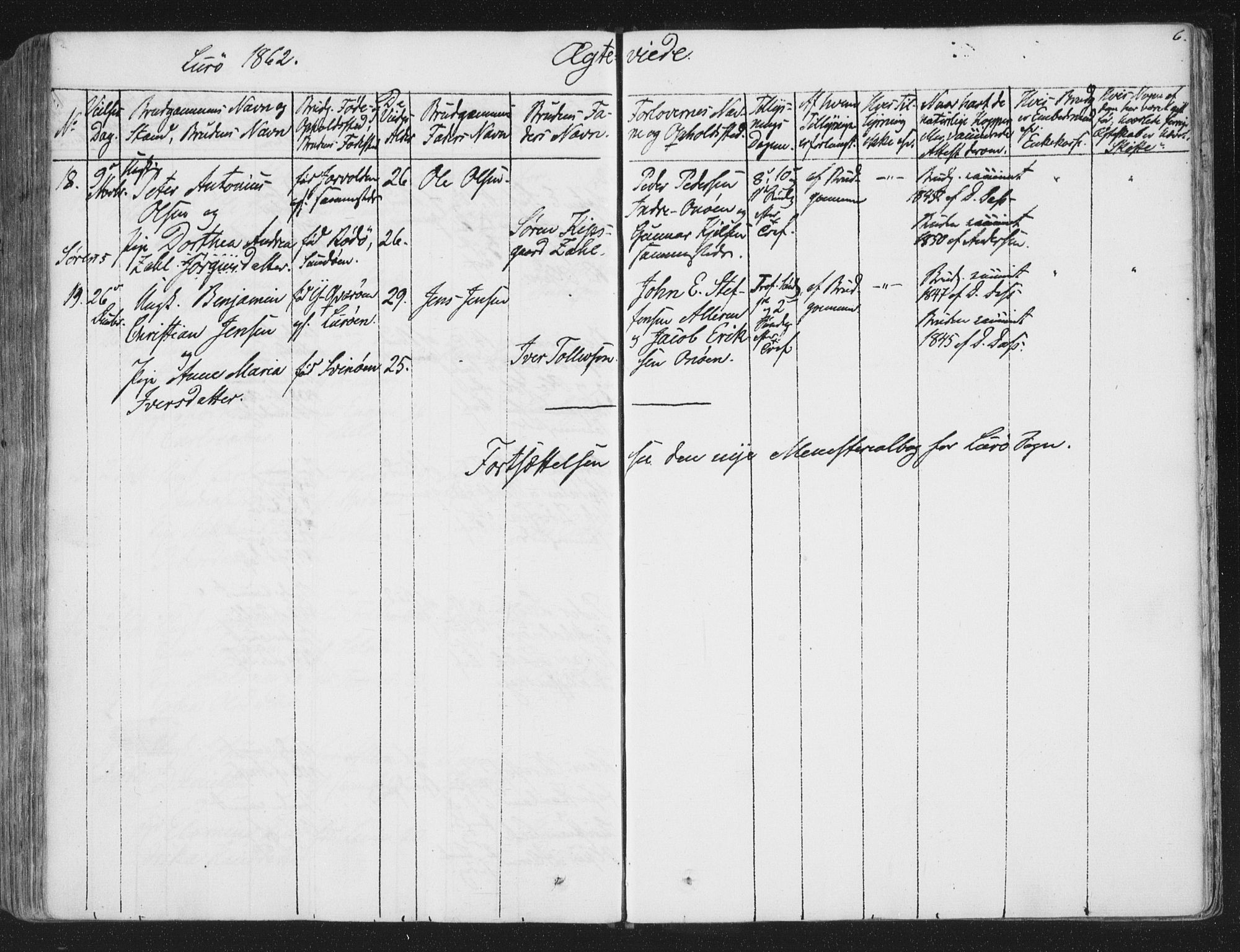 Ministerialprotokoller, klokkerbøker og fødselsregistre - Nordland, AV/SAT-A-1459/839/L0566: Parish register (official) no. 839A03, 1825-1862, p. 6