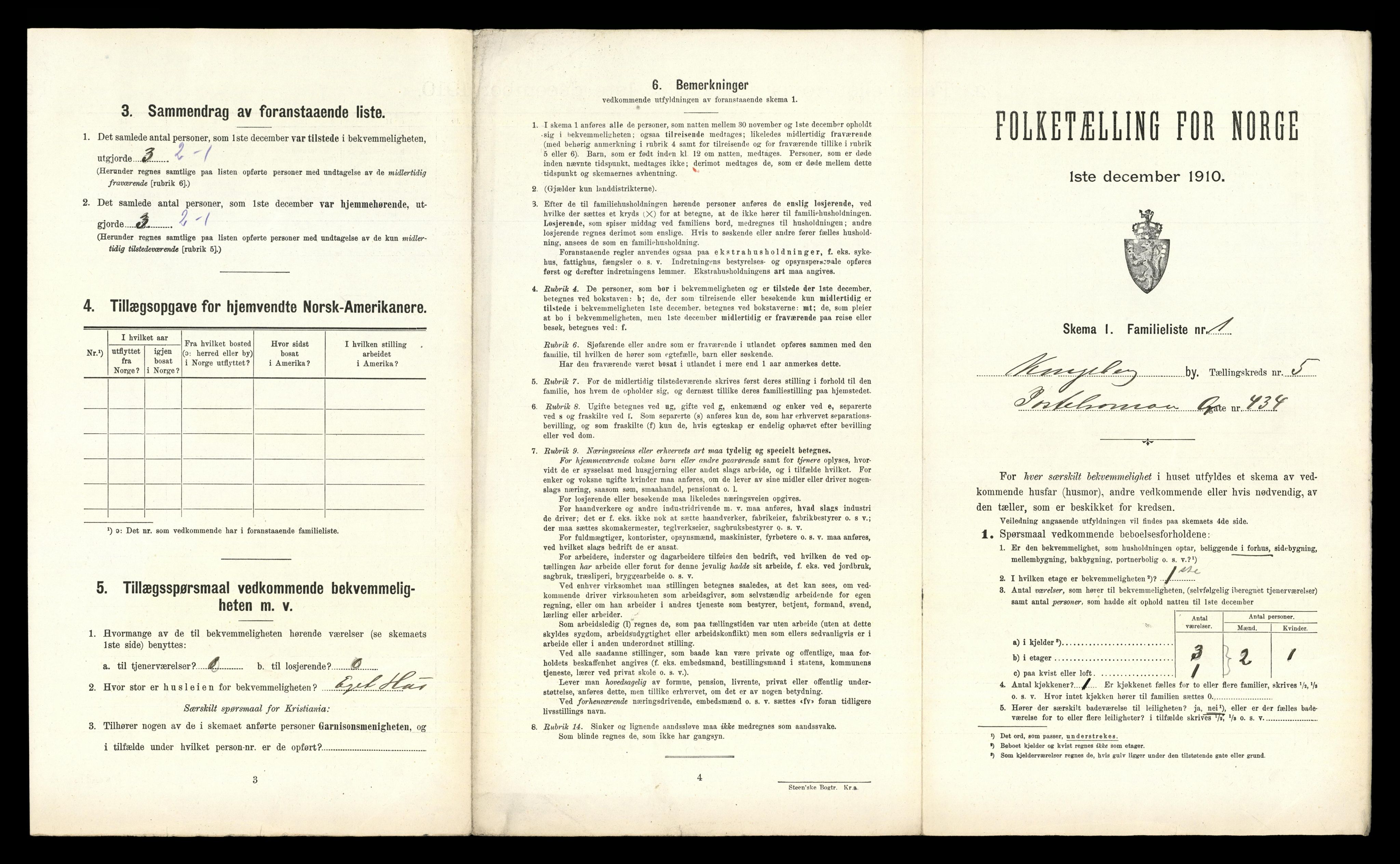 RA, 1910 census for Kongsberg, 1910, p. 2512