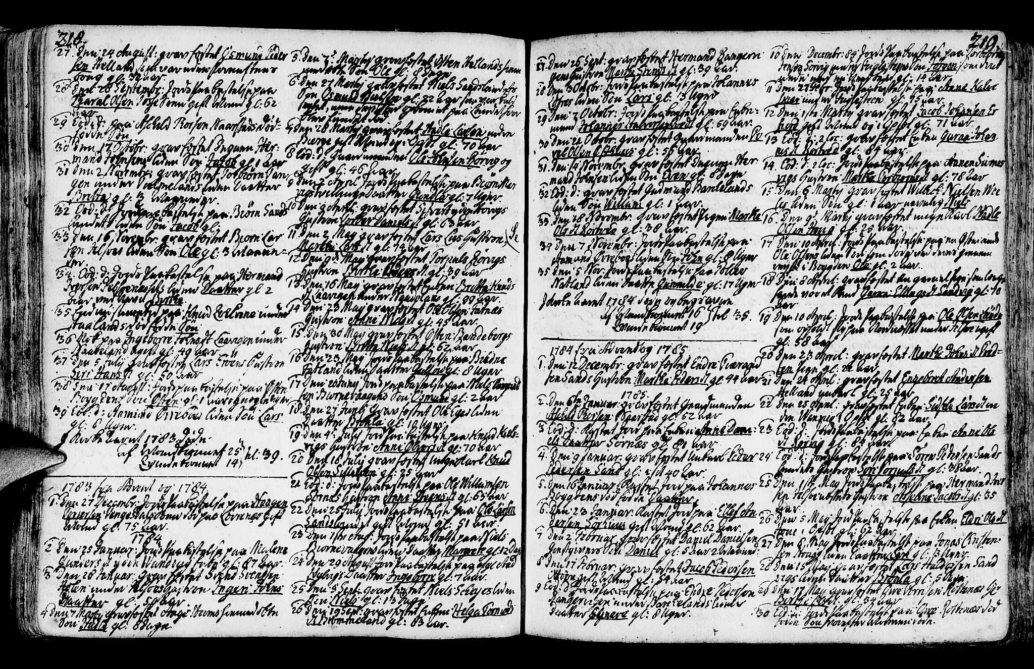 Jelsa sokneprestkontor, SAST/A-101842/01/IV: Parish register (official) no. A 3, 1768-1796, p. 218-219