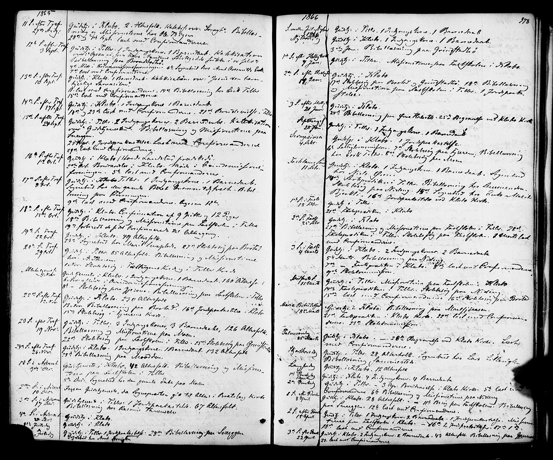 Ministerialprotokoller, klokkerbøker og fødselsregistre - Sør-Trøndelag, SAT/A-1456/618/L0442: Parish register (official) no. 618A06 /1, 1863-1879, p. 378