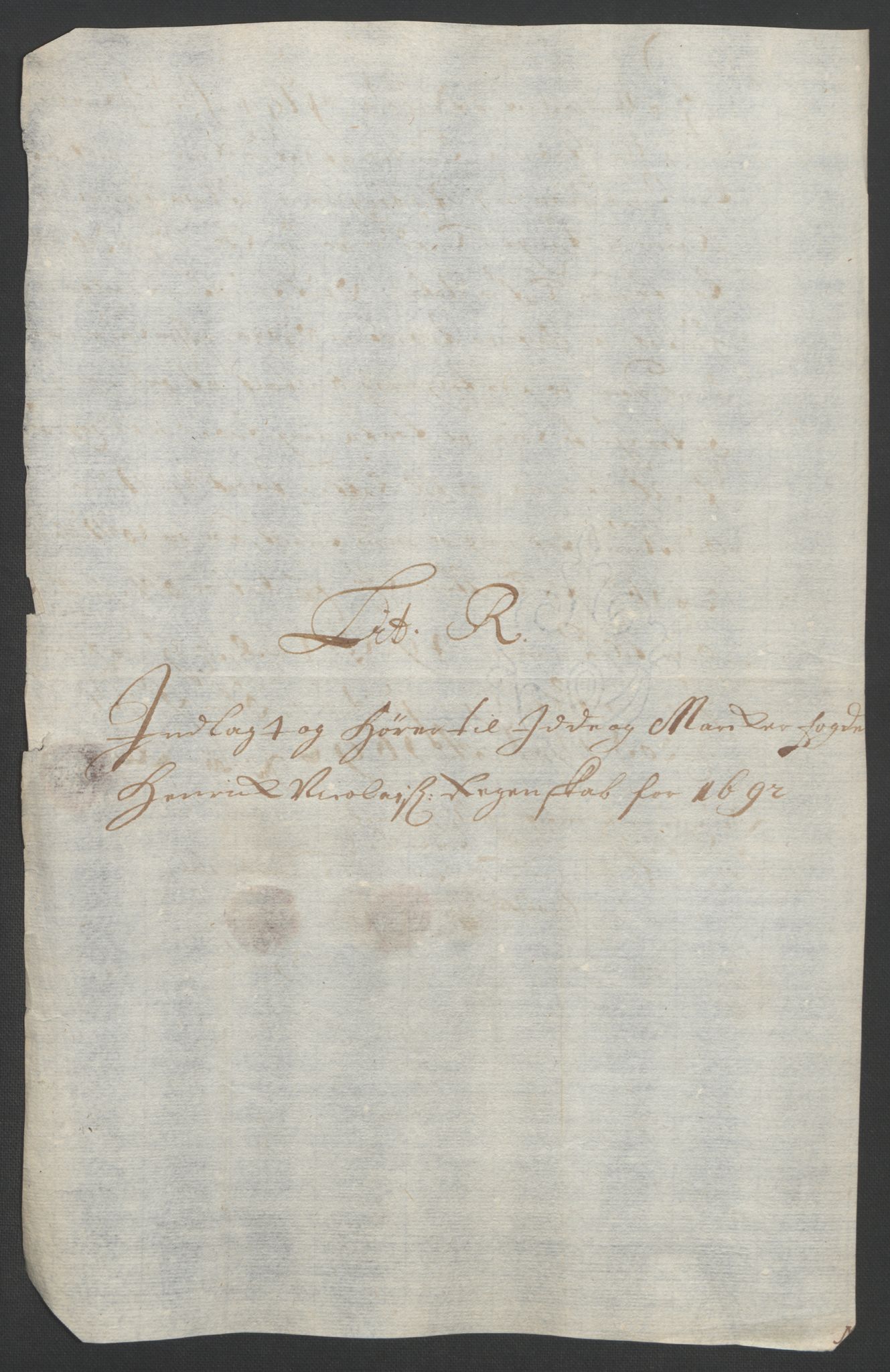 Rentekammeret inntil 1814, Reviderte regnskaper, Fogderegnskap, AV/RA-EA-4092/R01/L0011: Fogderegnskap Idd og Marker, 1692-1693, p. 170