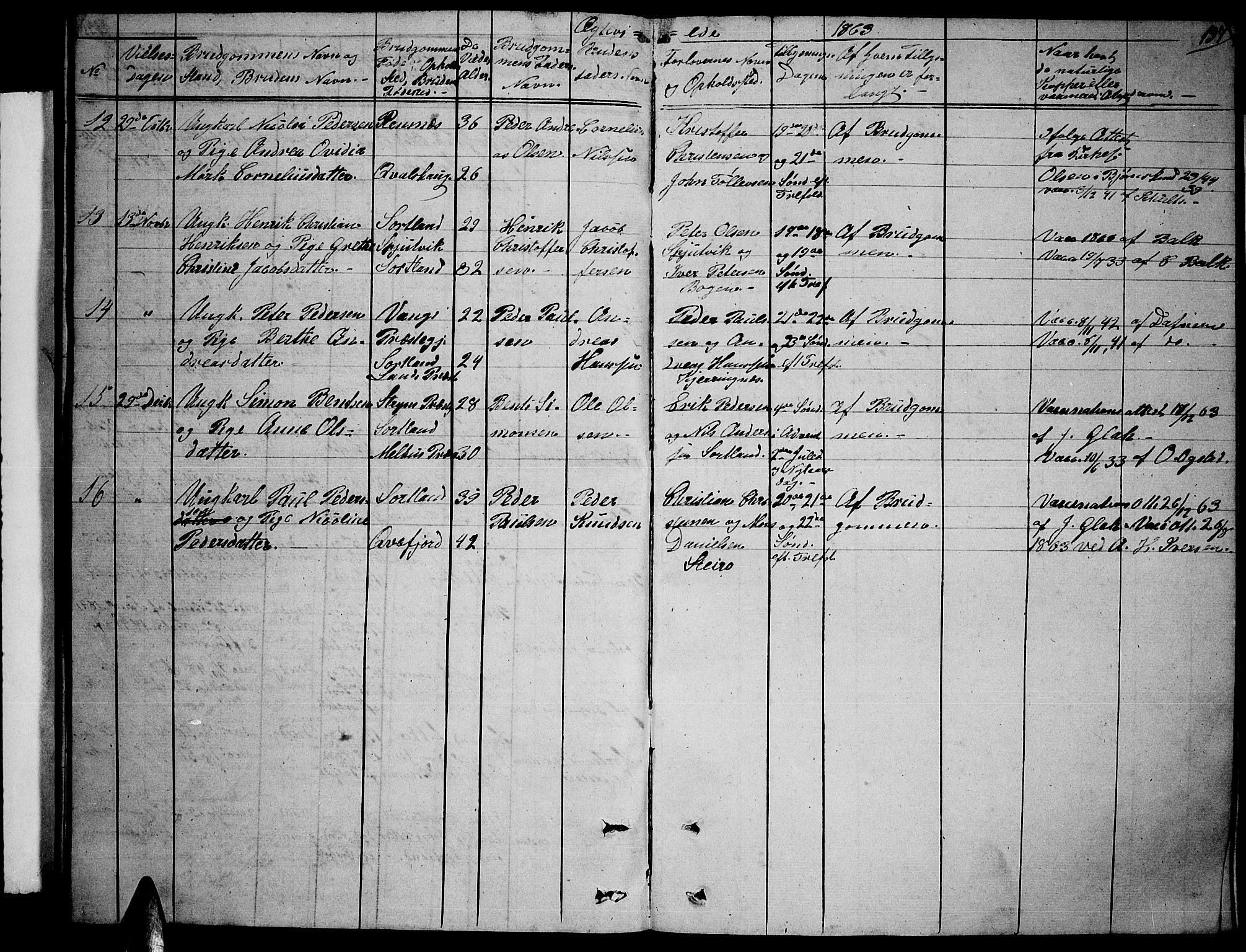 Ministerialprotokoller, klokkerbøker og fødselsregistre - Nordland, AV/SAT-A-1459/895/L1380: Parish register (copy) no. 895C02, 1857-1863, p. 137