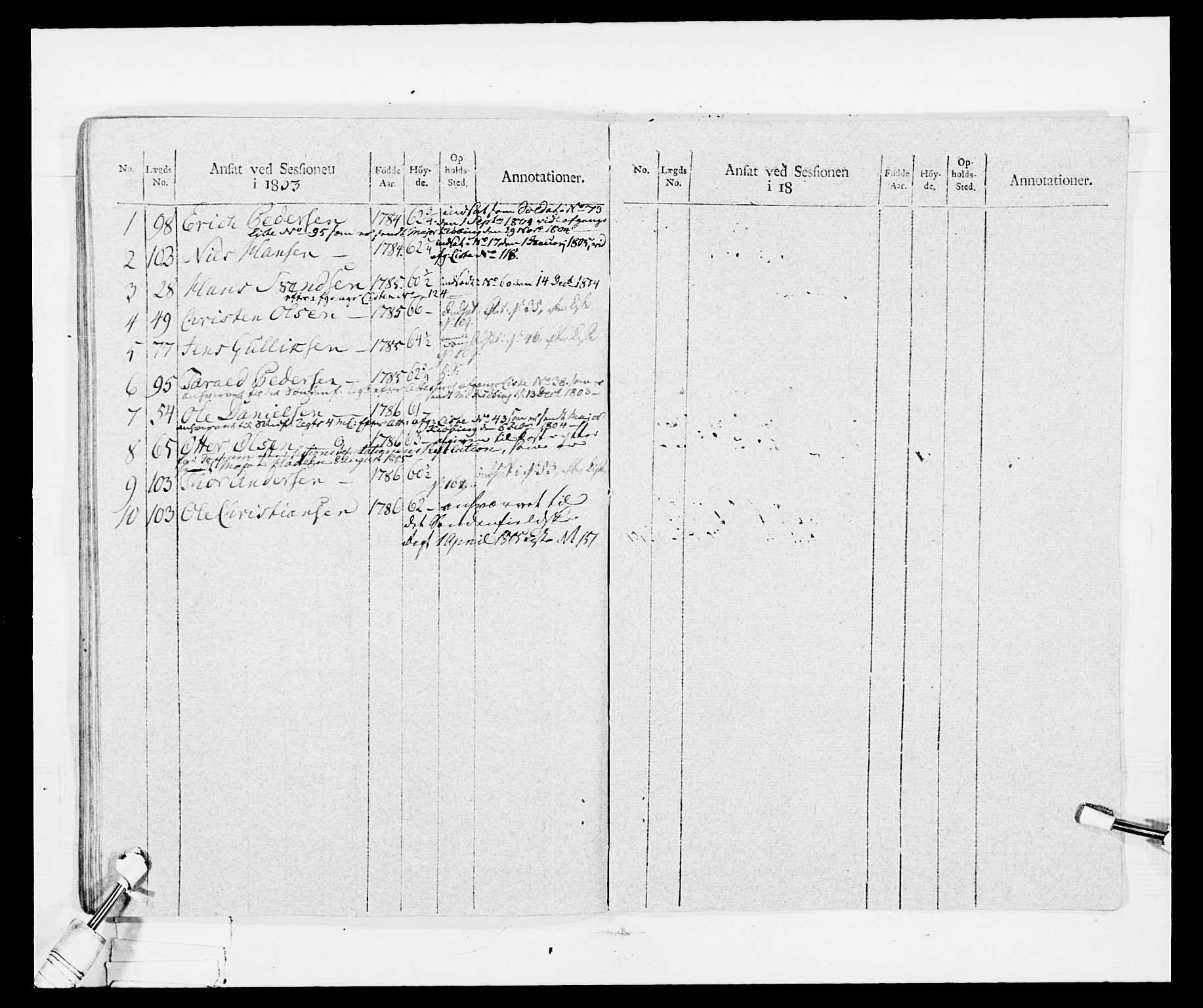 Generalitets- og kommissariatskollegiet, Det kongelige norske kommissariatskollegium, RA/EA-5420/E/Eh/L0029: Sønnafjelske gevorbne infanteriregiment, 1785-1805, p. 373