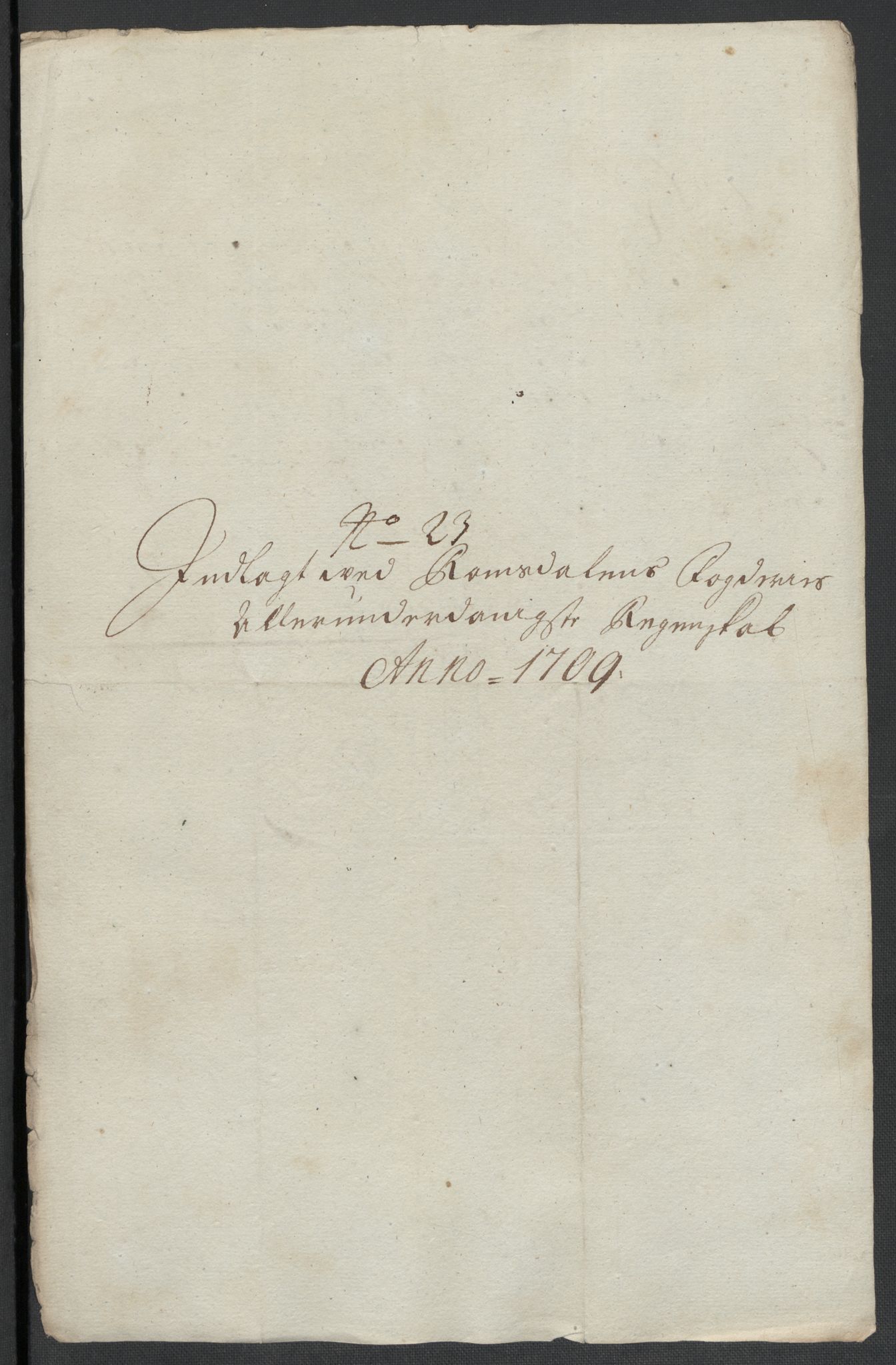 Rentekammeret inntil 1814, Reviderte regnskaper, Fogderegnskap, AV/RA-EA-4092/R55/L3659: Fogderegnskap Romsdal, 1709-1710, p. 166