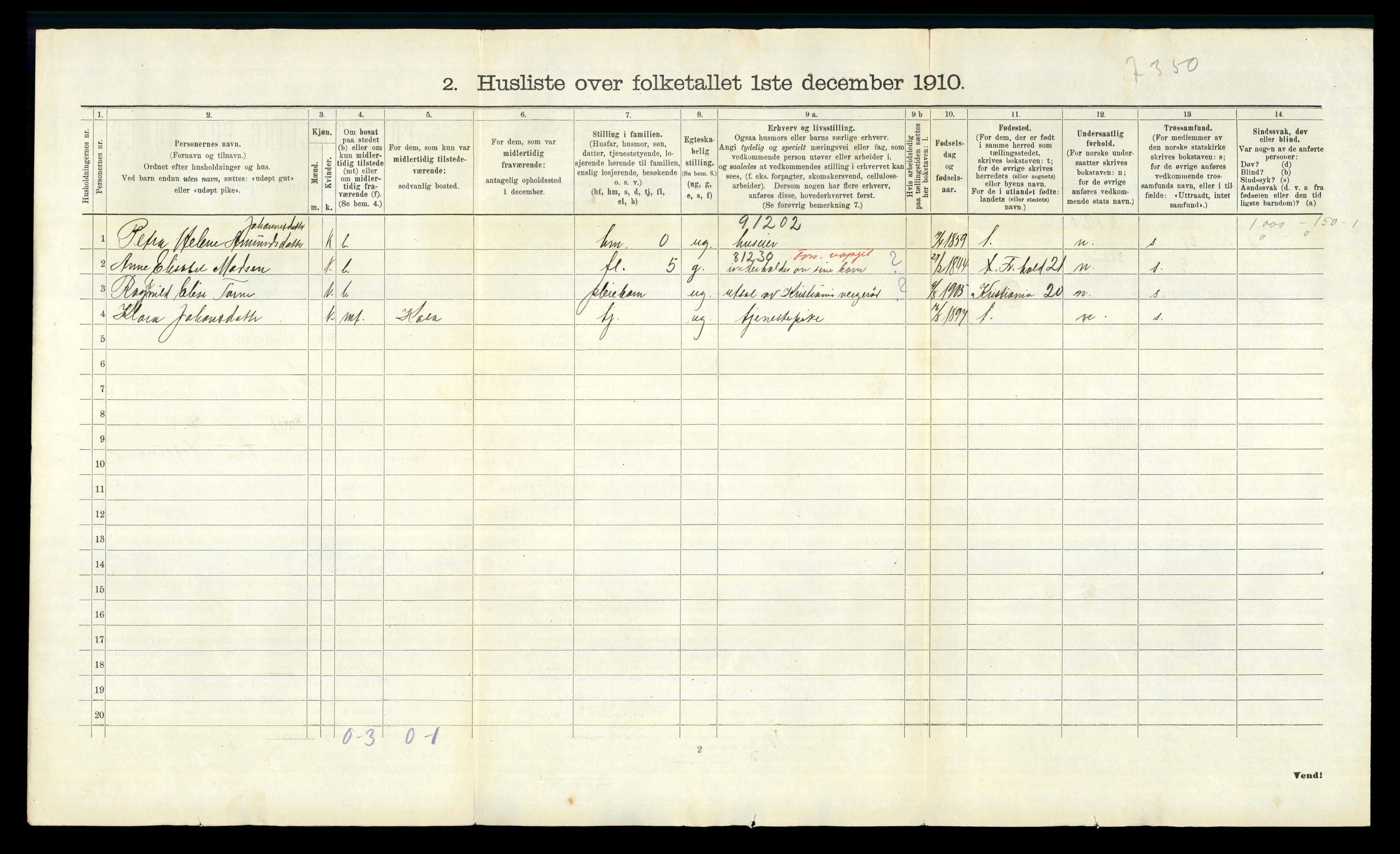 RA, 1910 census for Hvaler, 1910, p. 833