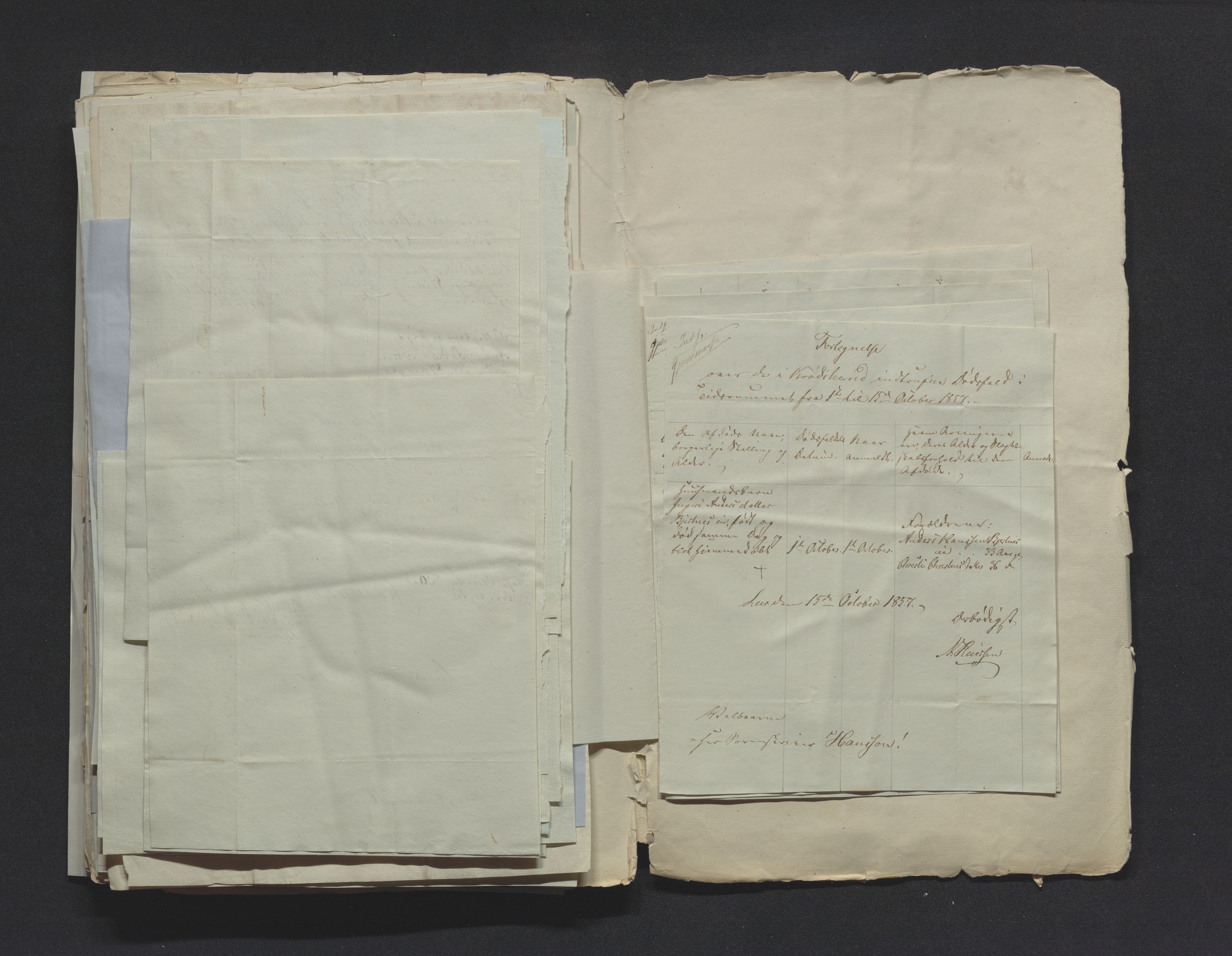Eiker, Modum og Sigdal sorenskriveri, AV/SAKO-A-123/H/Ha/Hab/L0009: Dødsfallsmeldinger, 1854-1857, p. 541