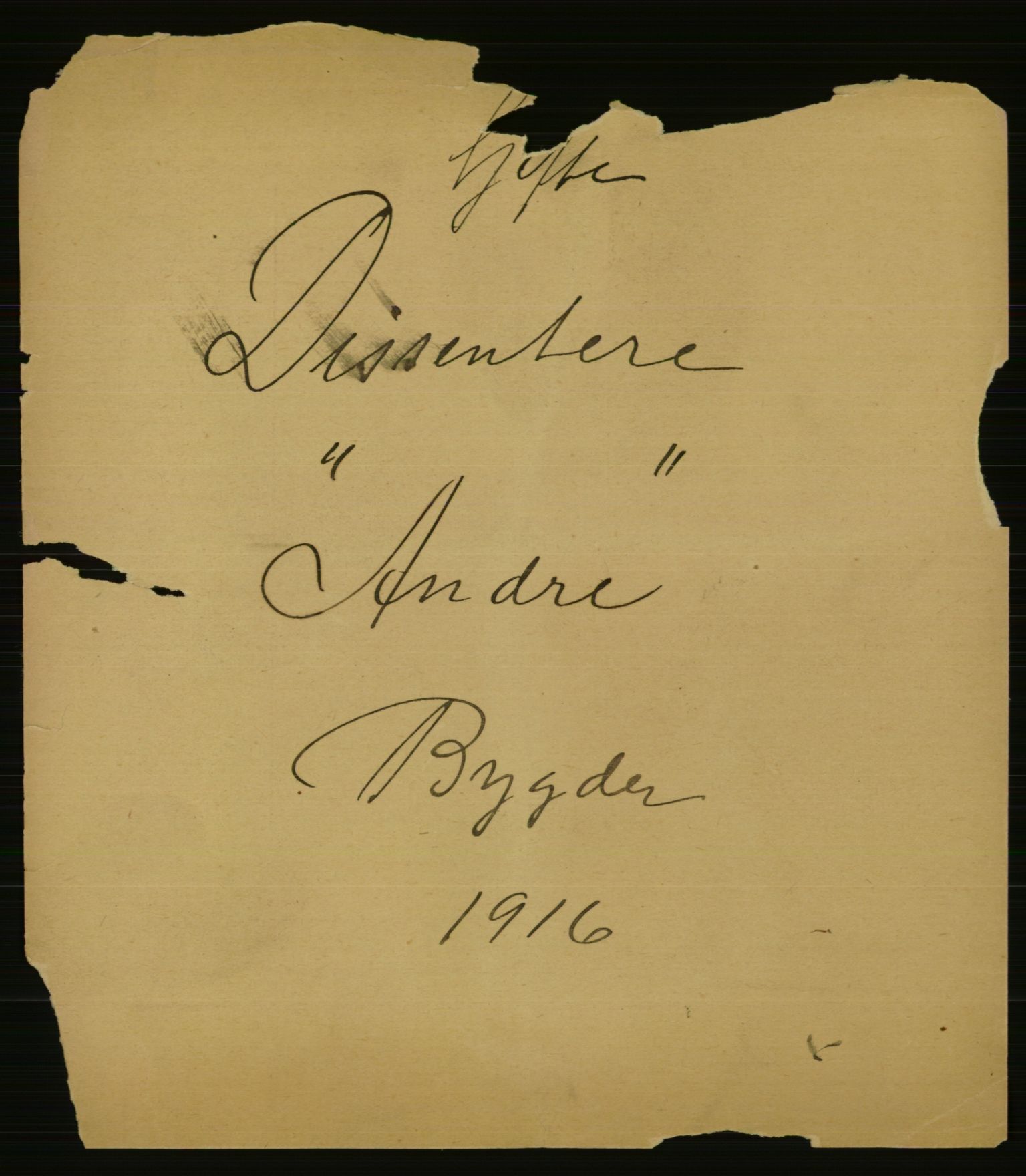 Statistisk sentralbyrå, Sosiodemografiske emner, Befolkning, AV/RA-S-2228/E/L0014: Fødte, gifte, døde dissentere., 1916, p. 1711