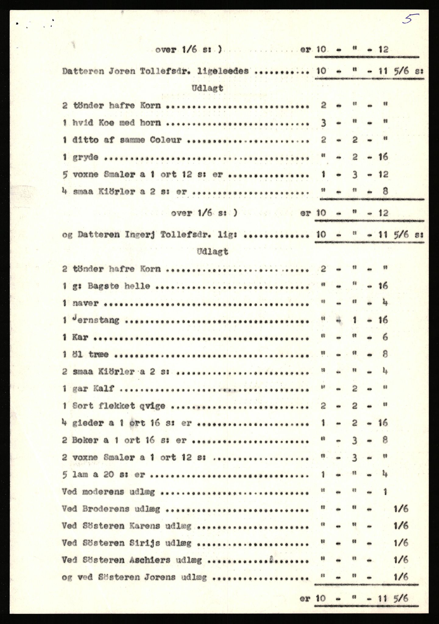 Statsarkivet i Stavanger, SAST/A-101971/03/Y/Yj/L0018: Avskrifter sortert etter gårdsnavn: Engelsvold - Espevold nedre, 1750-1930, p. 436