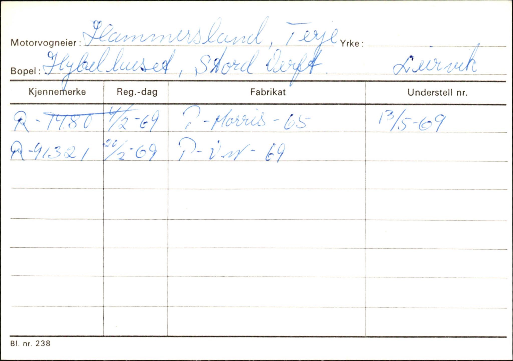 Statens vegvesen, Hordaland vegkontor, SAB/A-5201/2/Ha/L0018: R-eierkort H, 1920-1971, p. 556