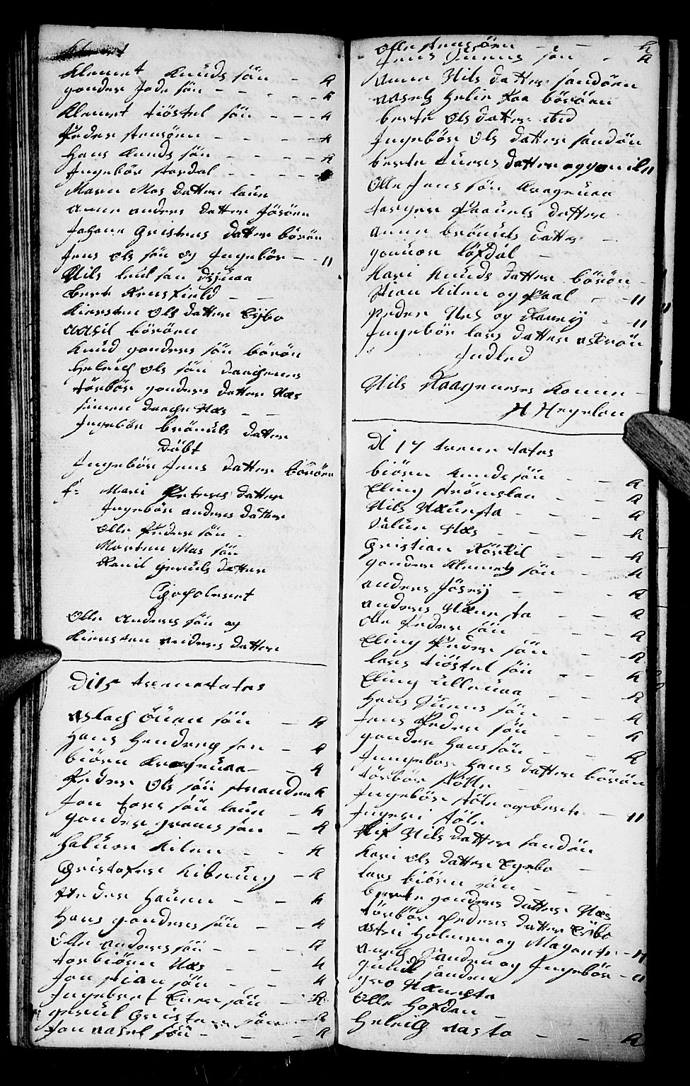 Dypvåg sokneprestkontor, AV/SAK-1111-0007/F/Fb/Fba/L0005: Parish register (copy) no. B 5, 1732-1746, p. 89