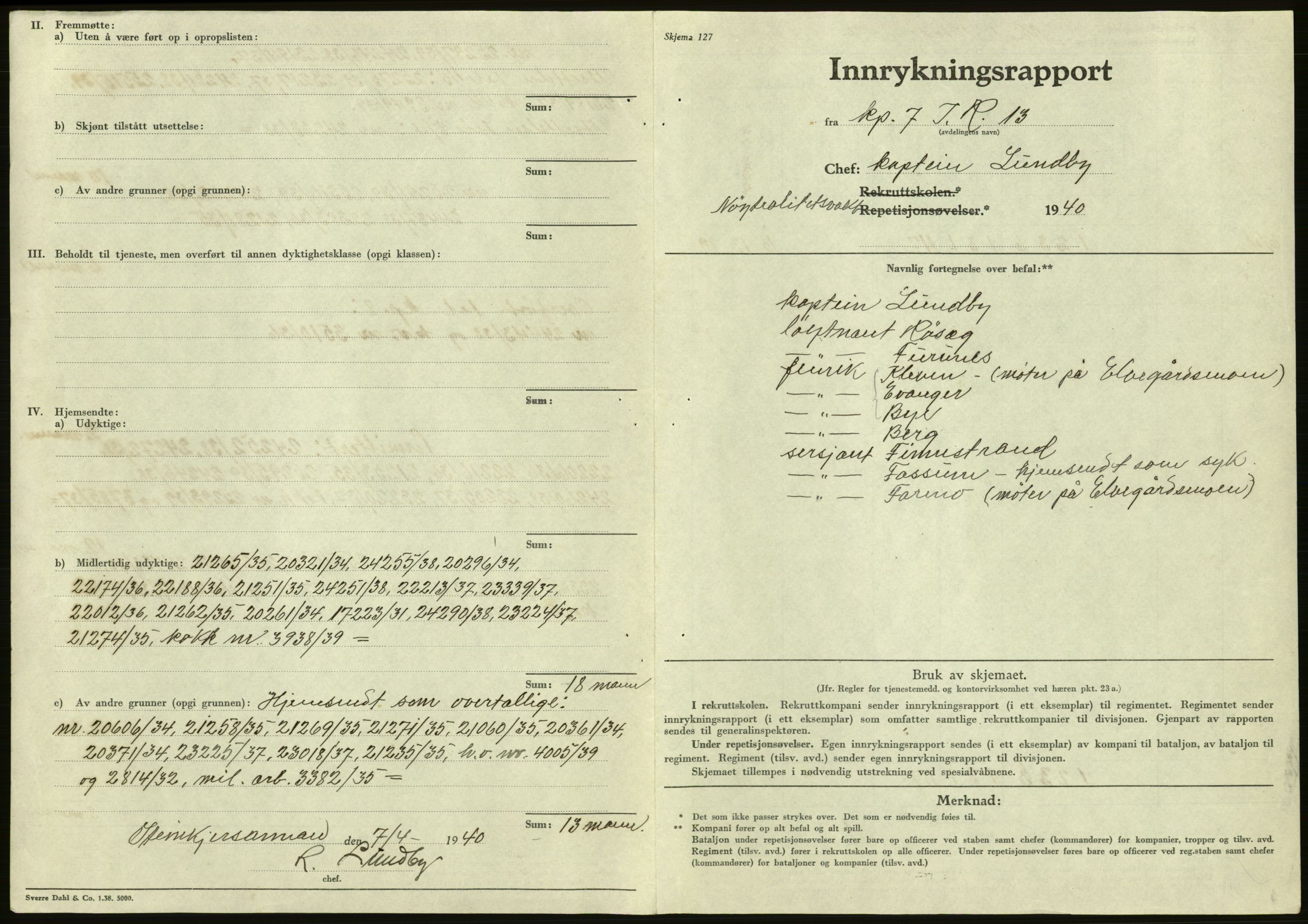 Forsvaret, Forsvarets krigshistoriske avdeling, RA/RAFA-2017/Y/Yb/L0116: II-C-11-560-563  -  5. Divisjon., 1940, p. 922