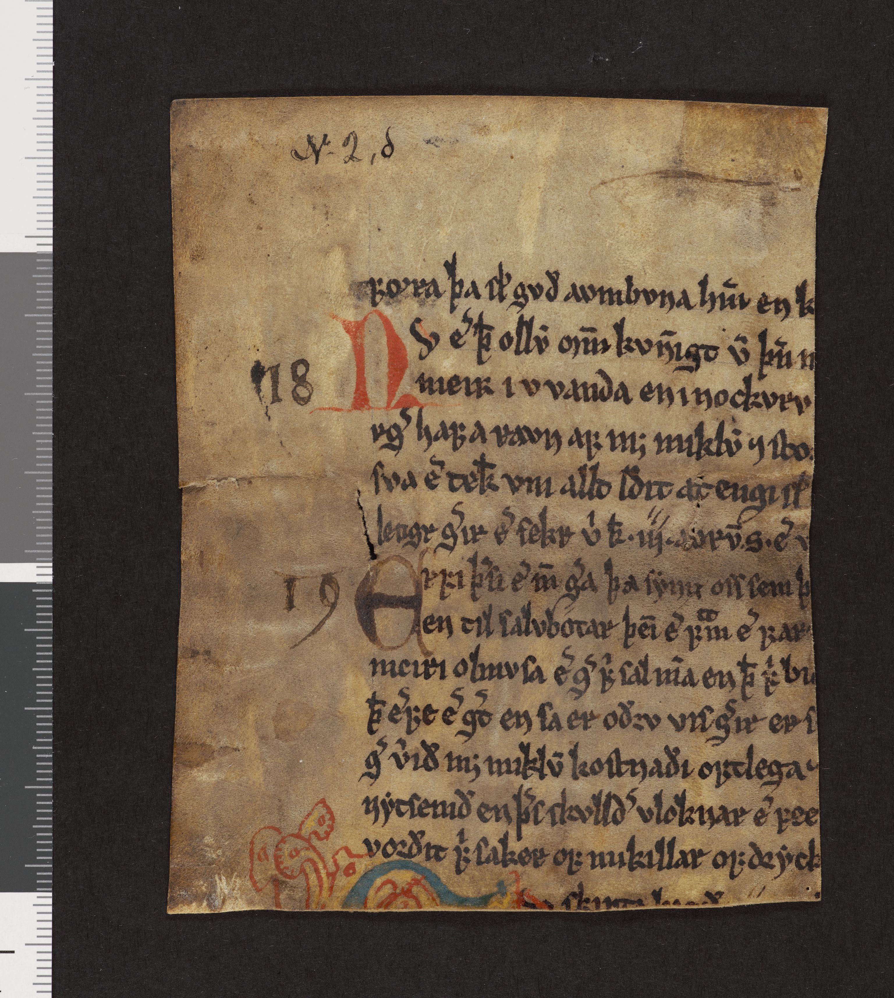 Riksarkivets diplomsamling, AV/RA-EA-5965/F26/L0002: Norrøne membranfragmenter bestand 2-9 (10), 1100-1536, p. 25