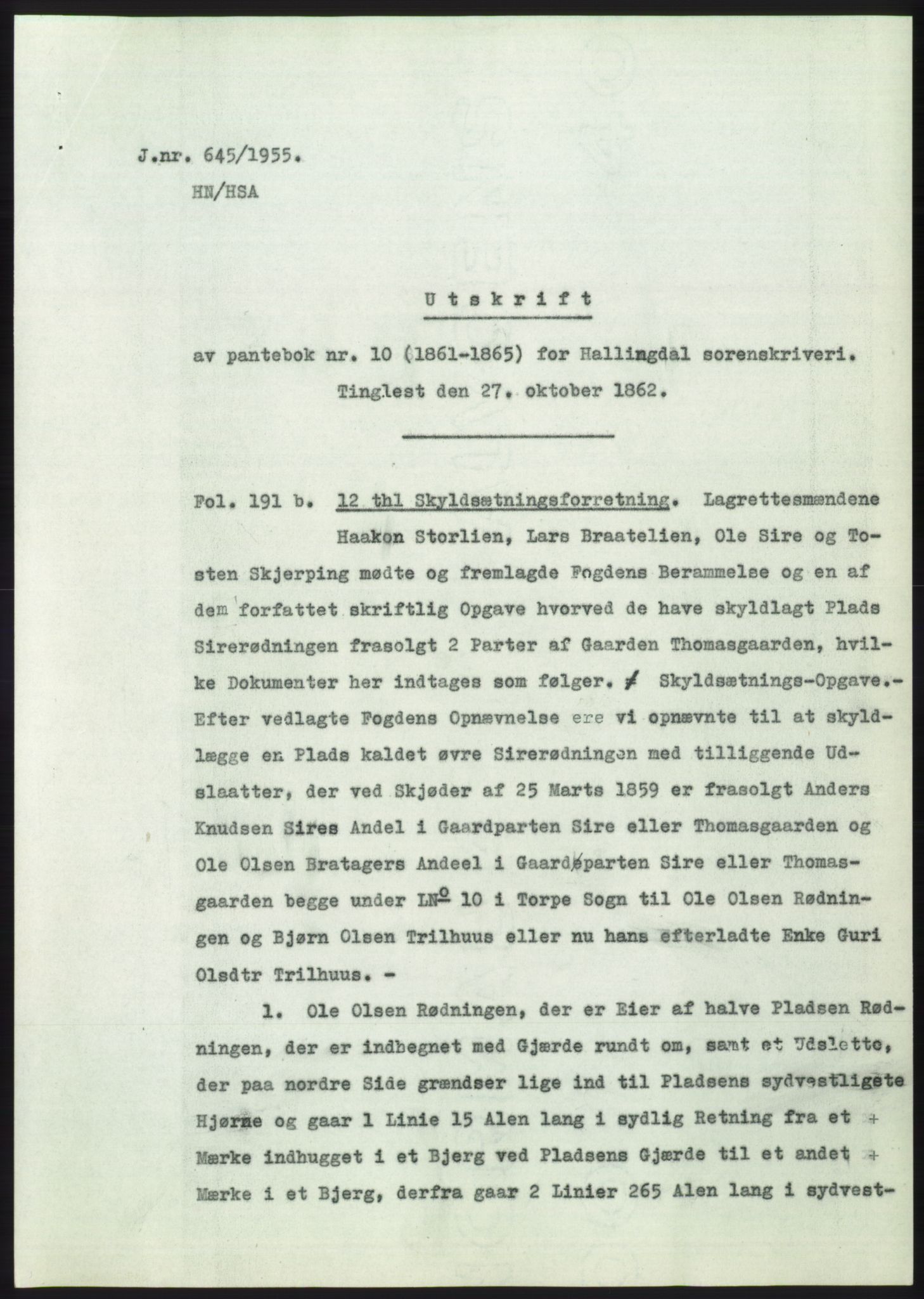 Statsarkivet i Kongsberg, SAKO/A-0001, 1955, p. 451