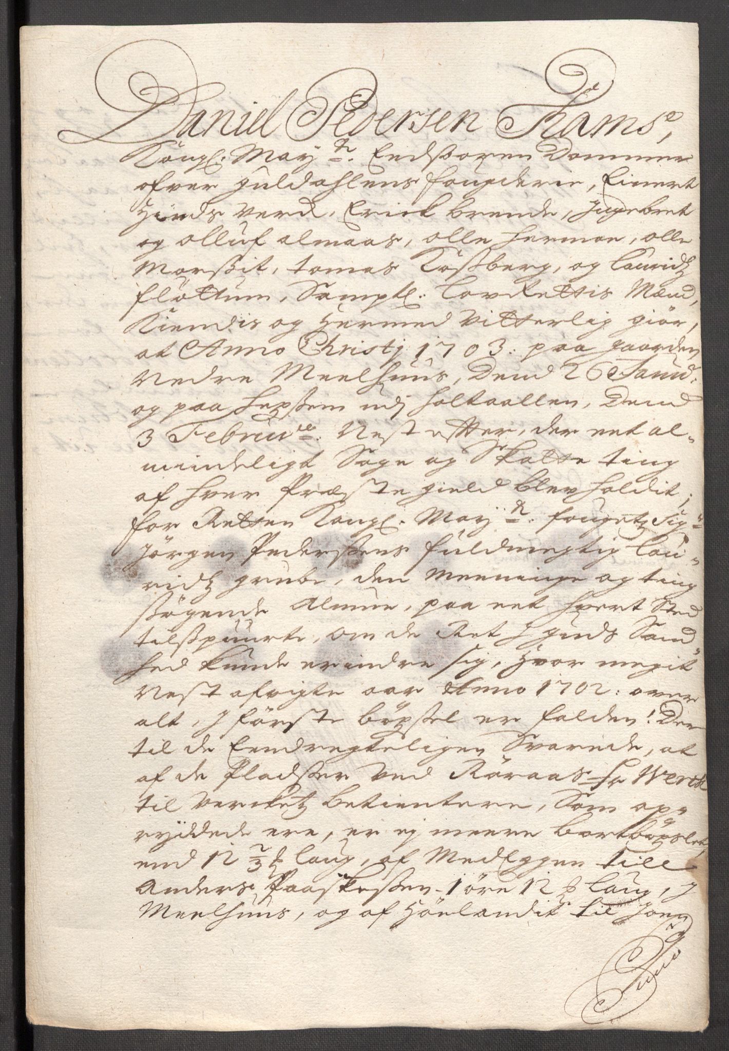 Rentekammeret inntil 1814, Reviderte regnskaper, Fogderegnskap, RA/EA-4092/R60/L3952: Fogderegnskap Orkdal og Gauldal, 1702, p. 311