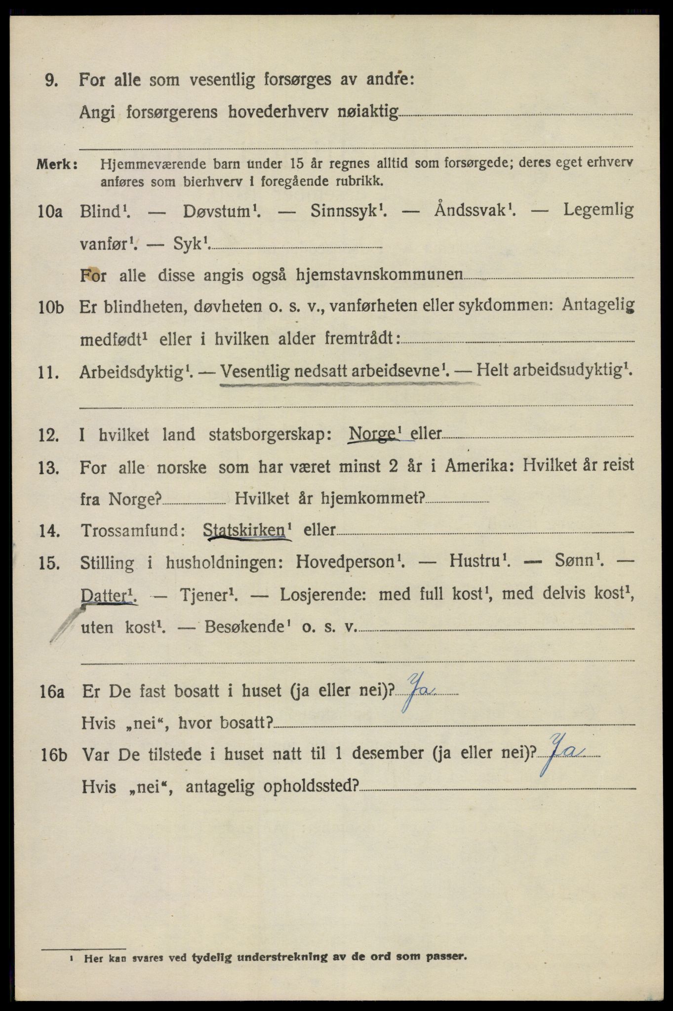 SAO, 1920 census for Vestby, 1920, p. 7390